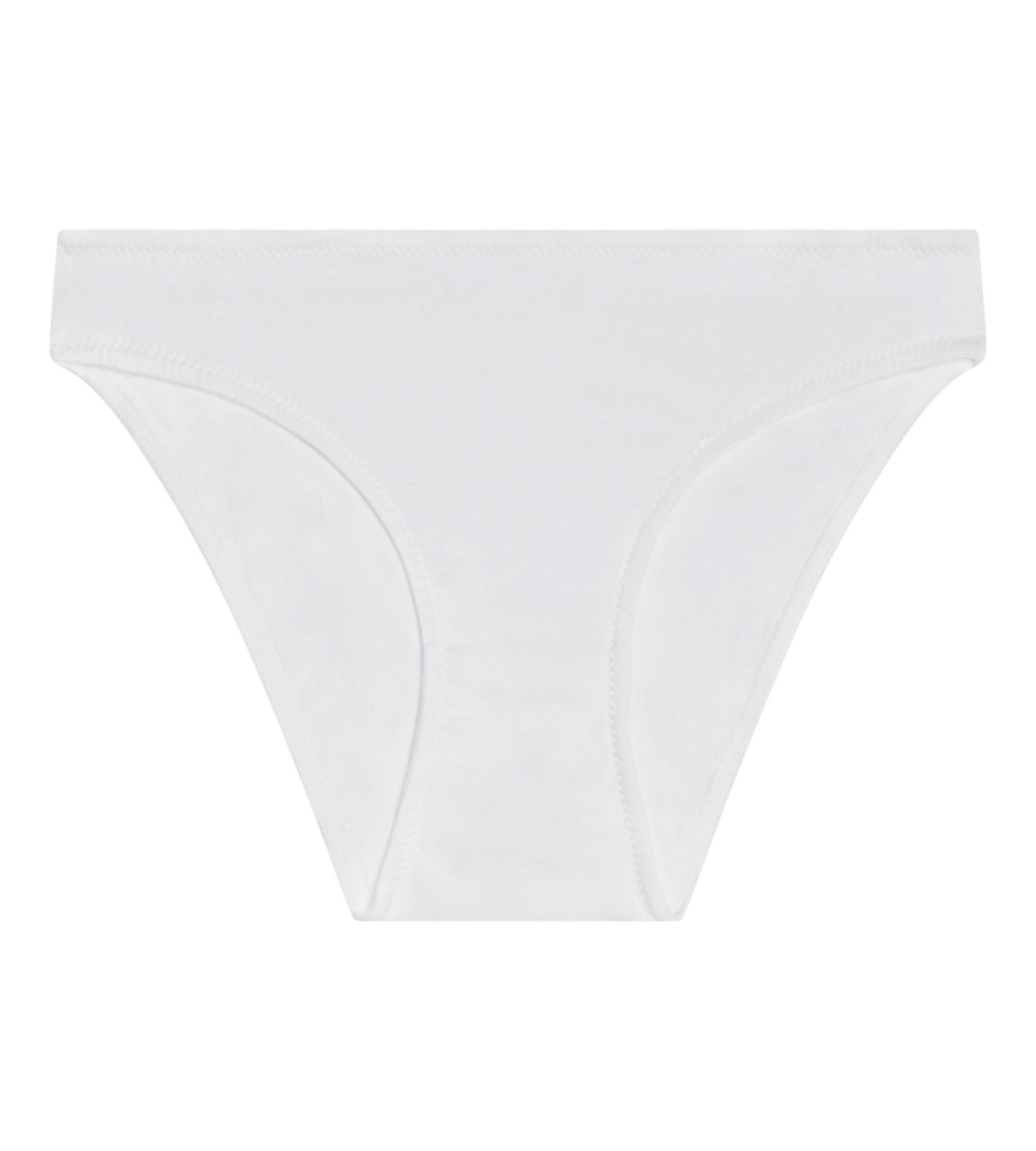 DIM Weißer Komfort-Slip aus Baumwolle - EcoDIM
