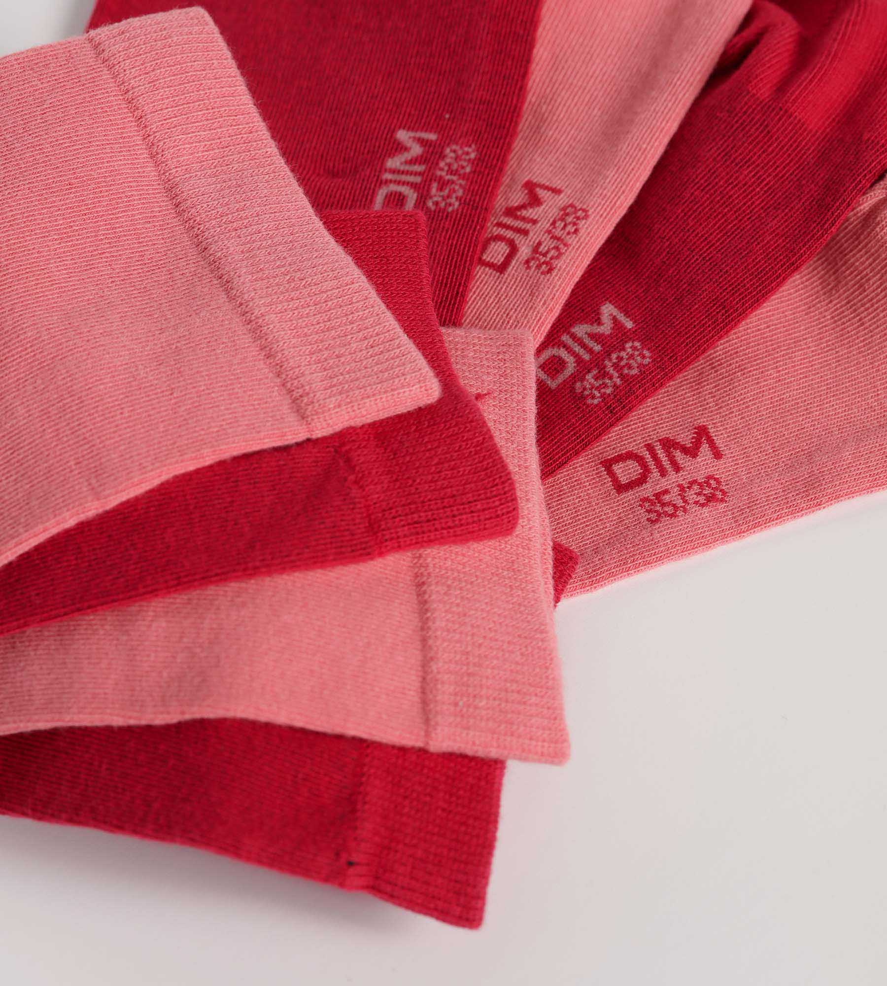 DIM 2er-Pack Damensocken aus Baumwolle in Rosa Dim