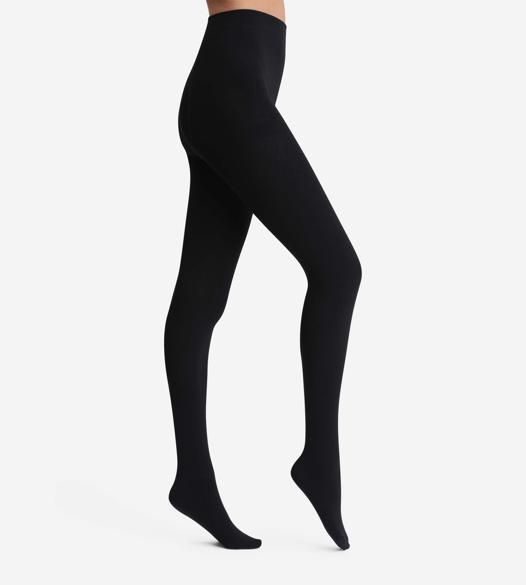 DIM Schwarze wärmende Thermo-Strumpfhose 143D - Thermo Polaire