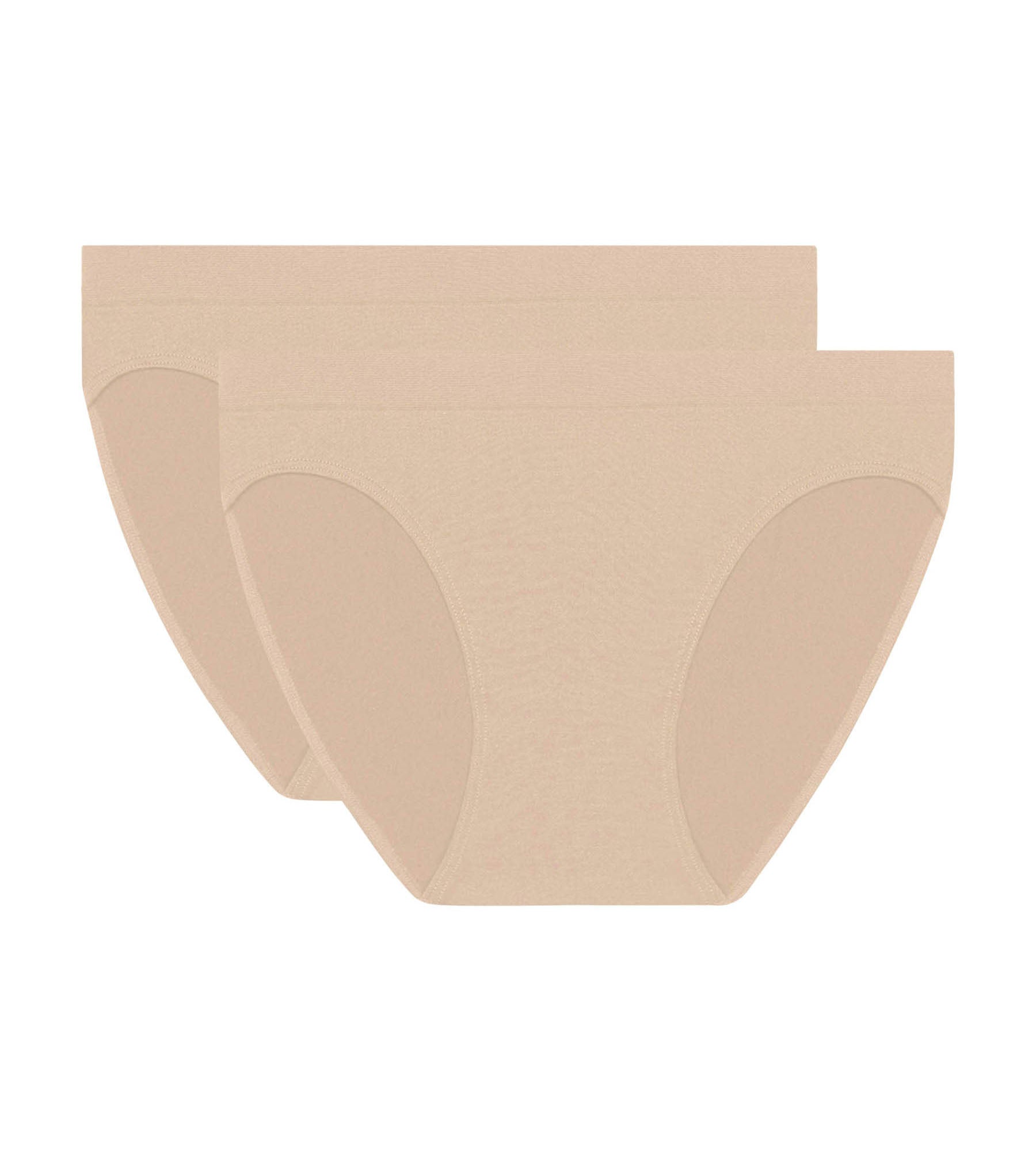 DIM 2er-Pack nahtlose Slips aus Mikrofaser nude – Pockets EcoDIM