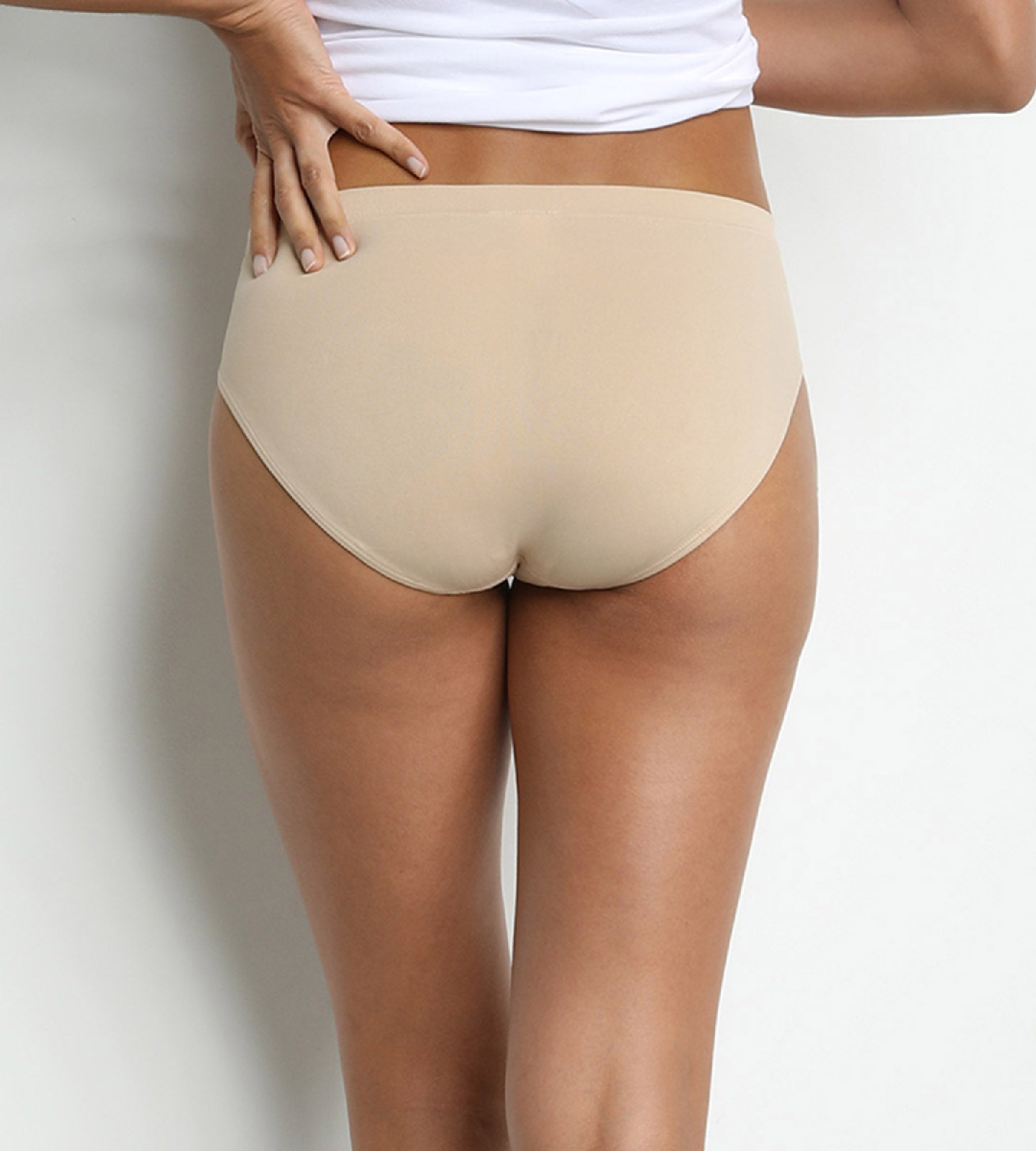 DIM 2er-Pack nudefarbene Slips aus Mikrofaser - Pockets EcoDIM