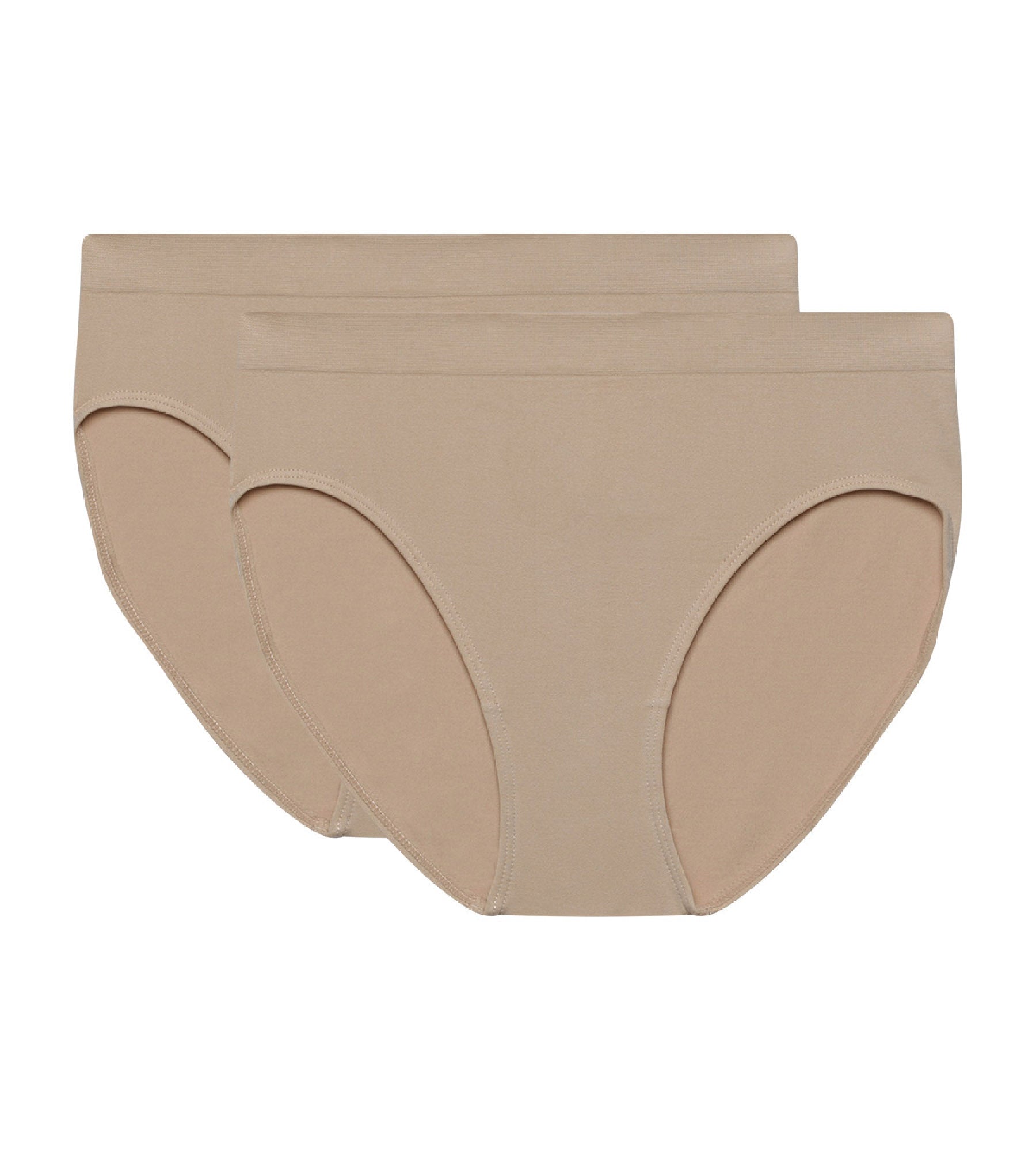 DIM 2er-Pack nudefarbene Slips aus Mikrofaser - Pockets EcoDIM