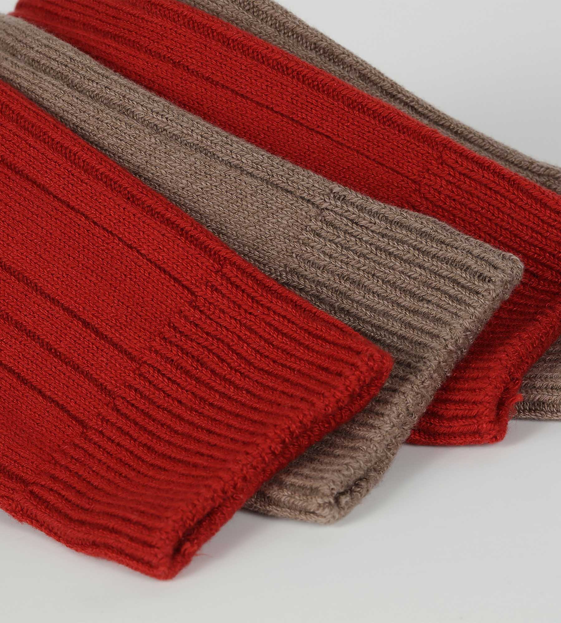 DIM 2er-Pack Herrensocken Rot Bambus