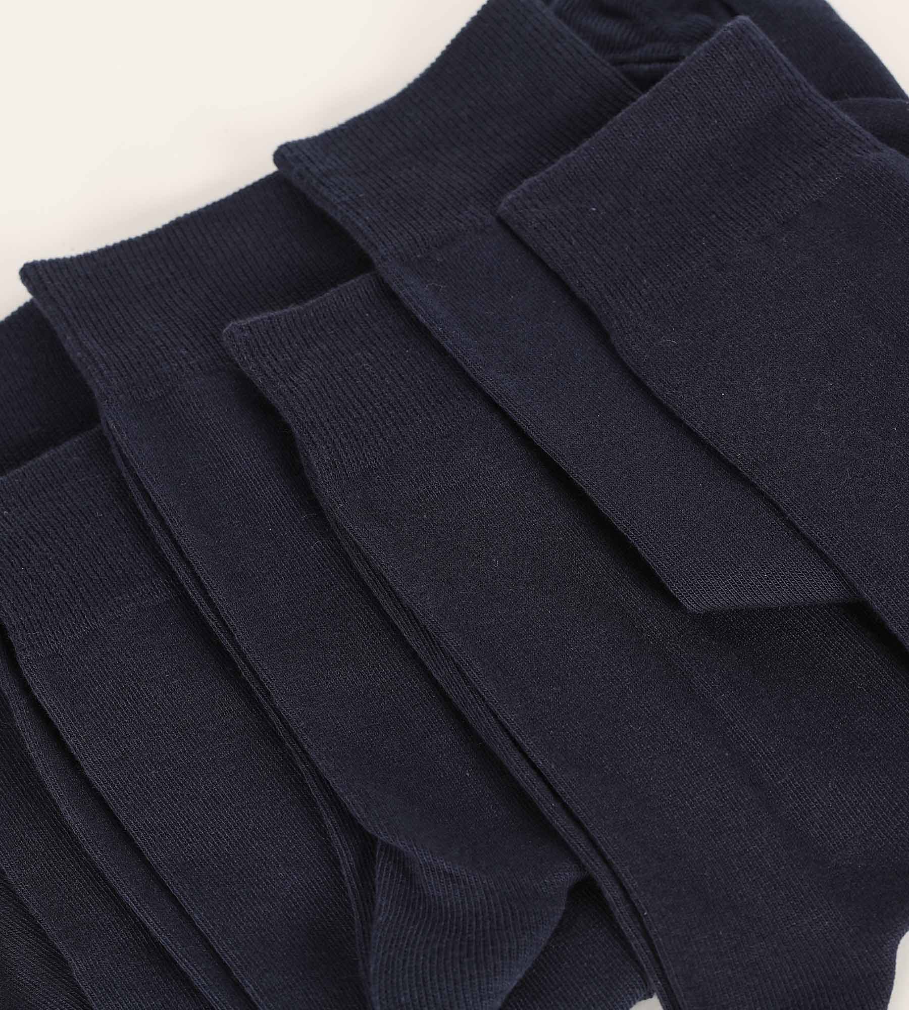 DIM Packung mit 3 Paar Herrensocken aus Navy Blue Dim Cotton