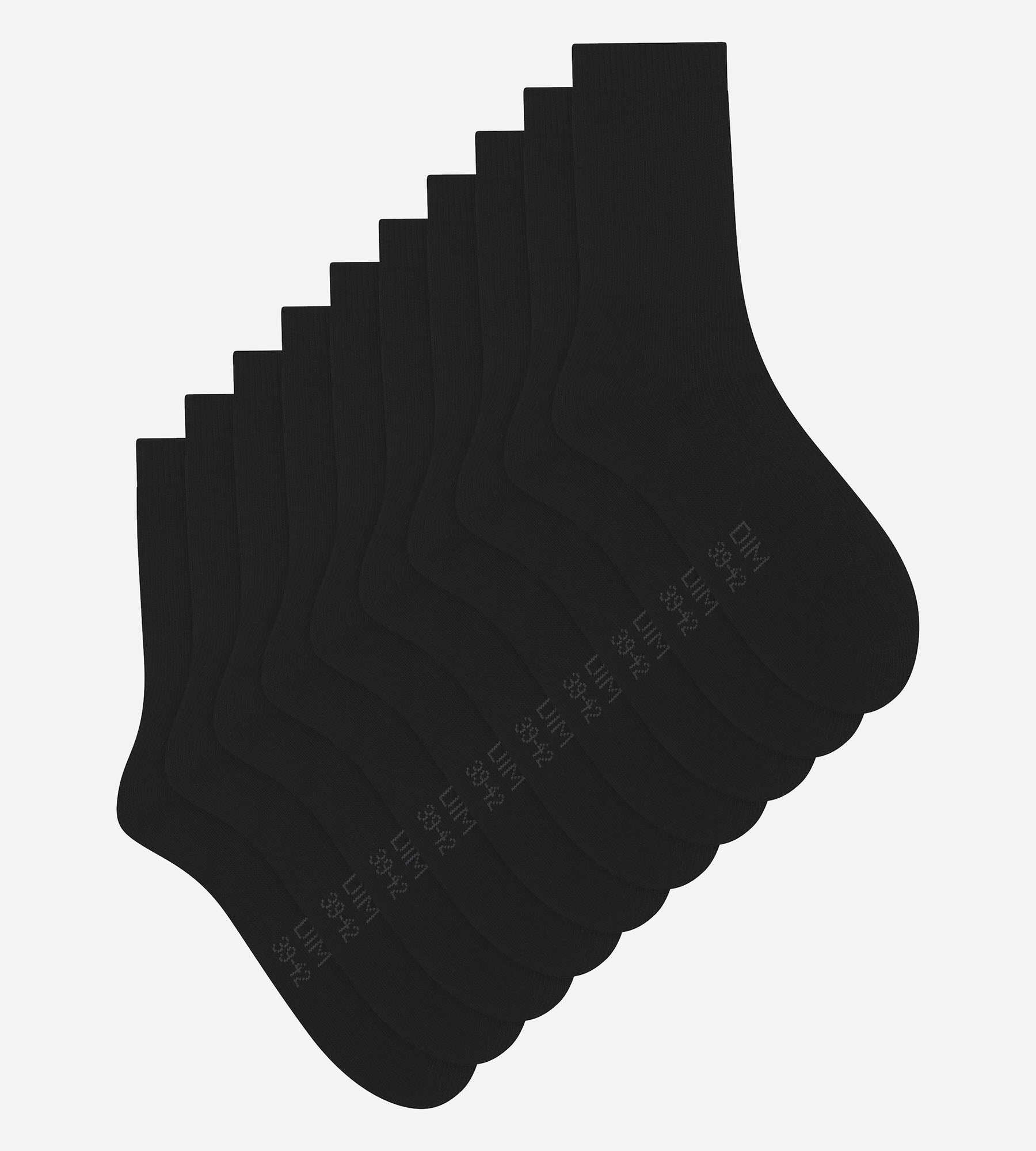 DIM Packung mit 5 Paar Herrensocken Black EcoDim Sport