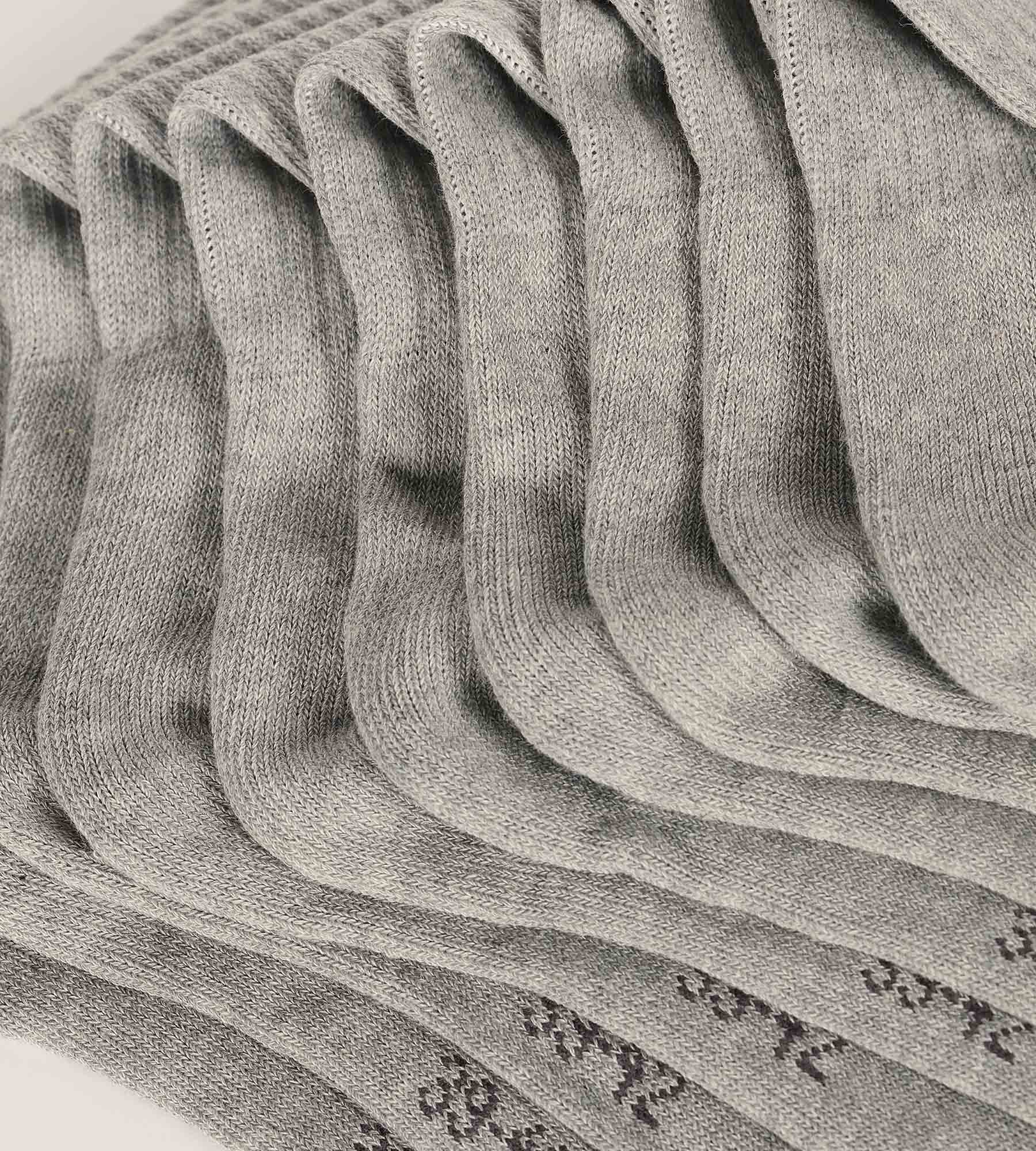 DIM Packung mit 5 Paar Herrensocken Heather Grey EcoDim Sport