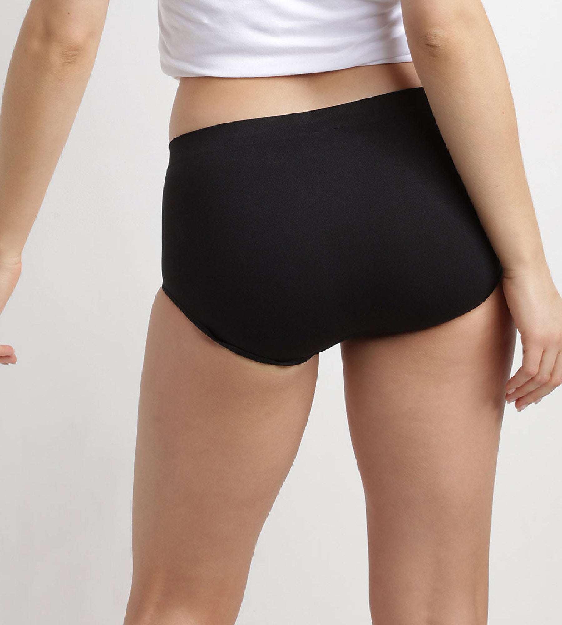 DIM 2er-Pack nahtlose Hipster aus Mikrofaser schwarz/weiß – Pockets EcoDIM
