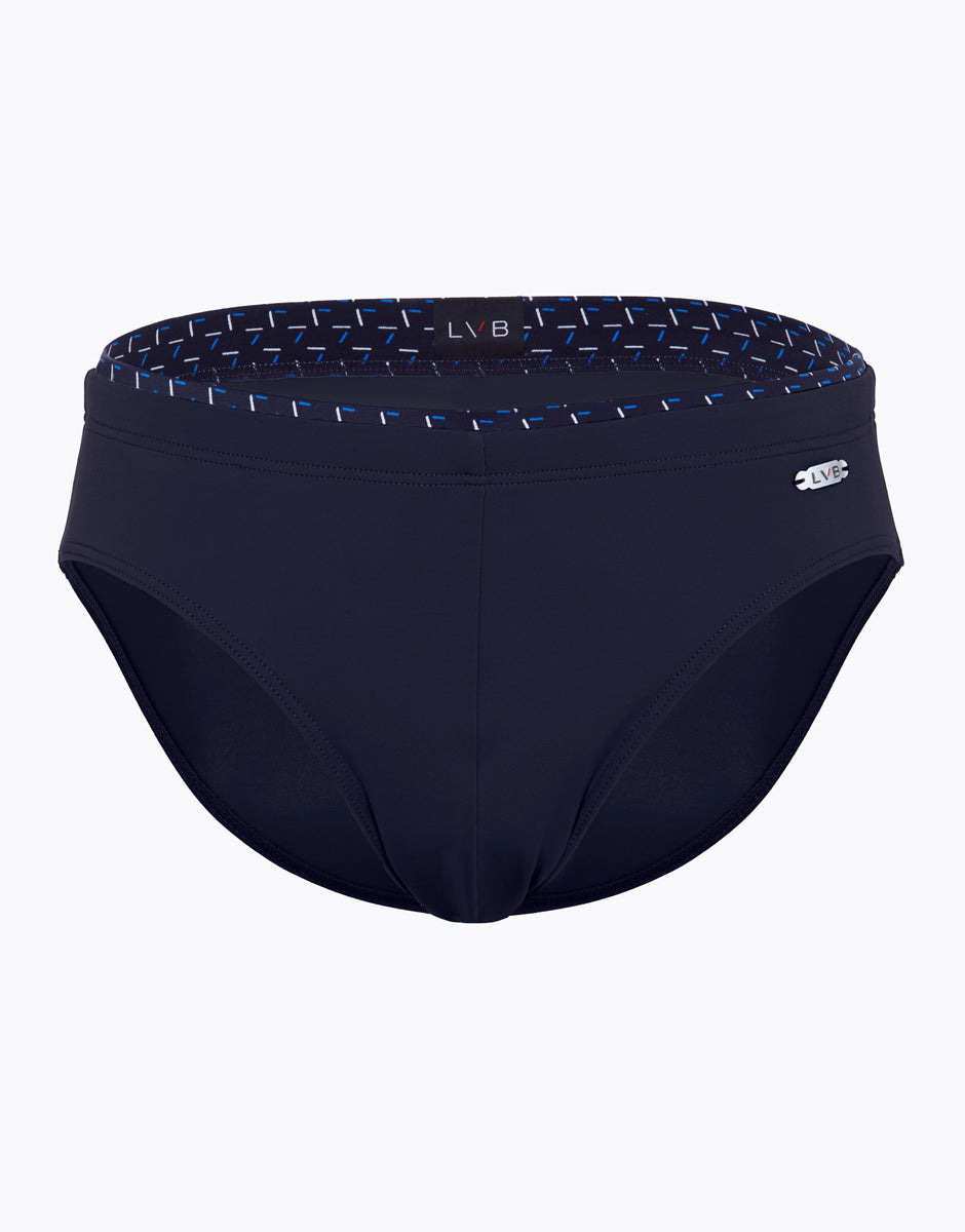 DIM Nachtblaue Herrenbadehose aus Mikrofaser