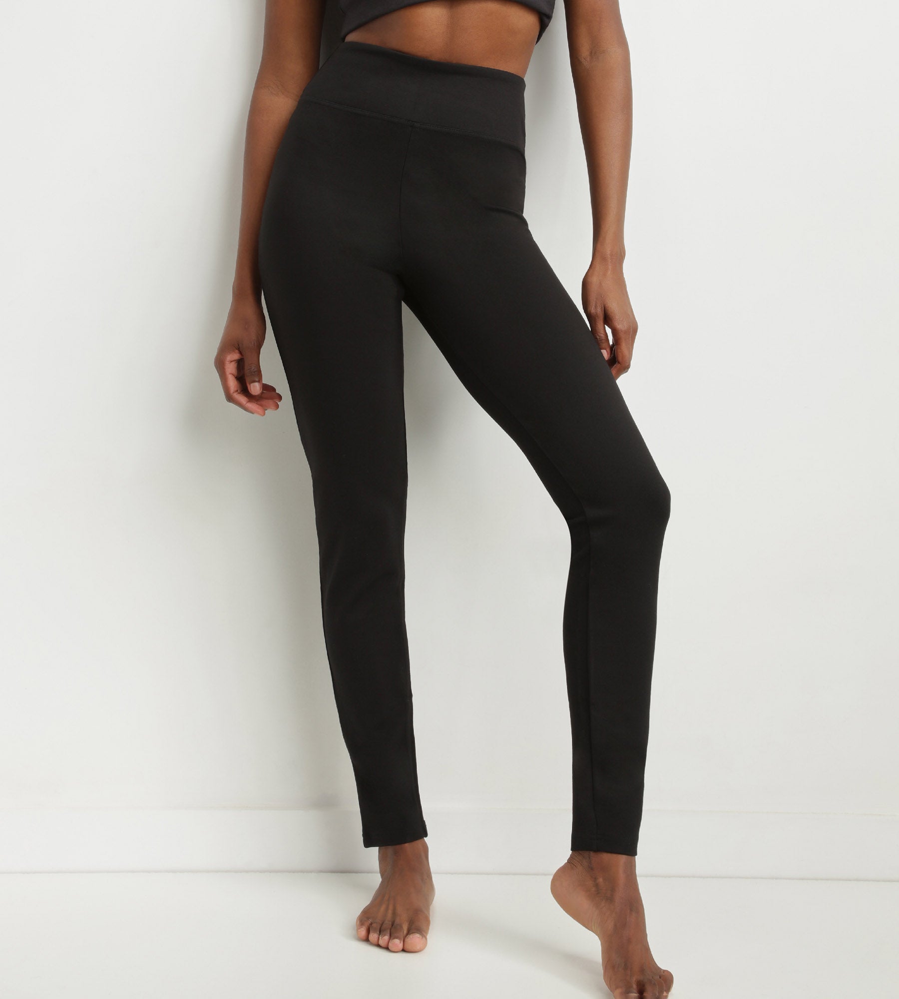 DIM Schwarze Damen-Leggings mit Shaping-Effekt Dim Relax & Go