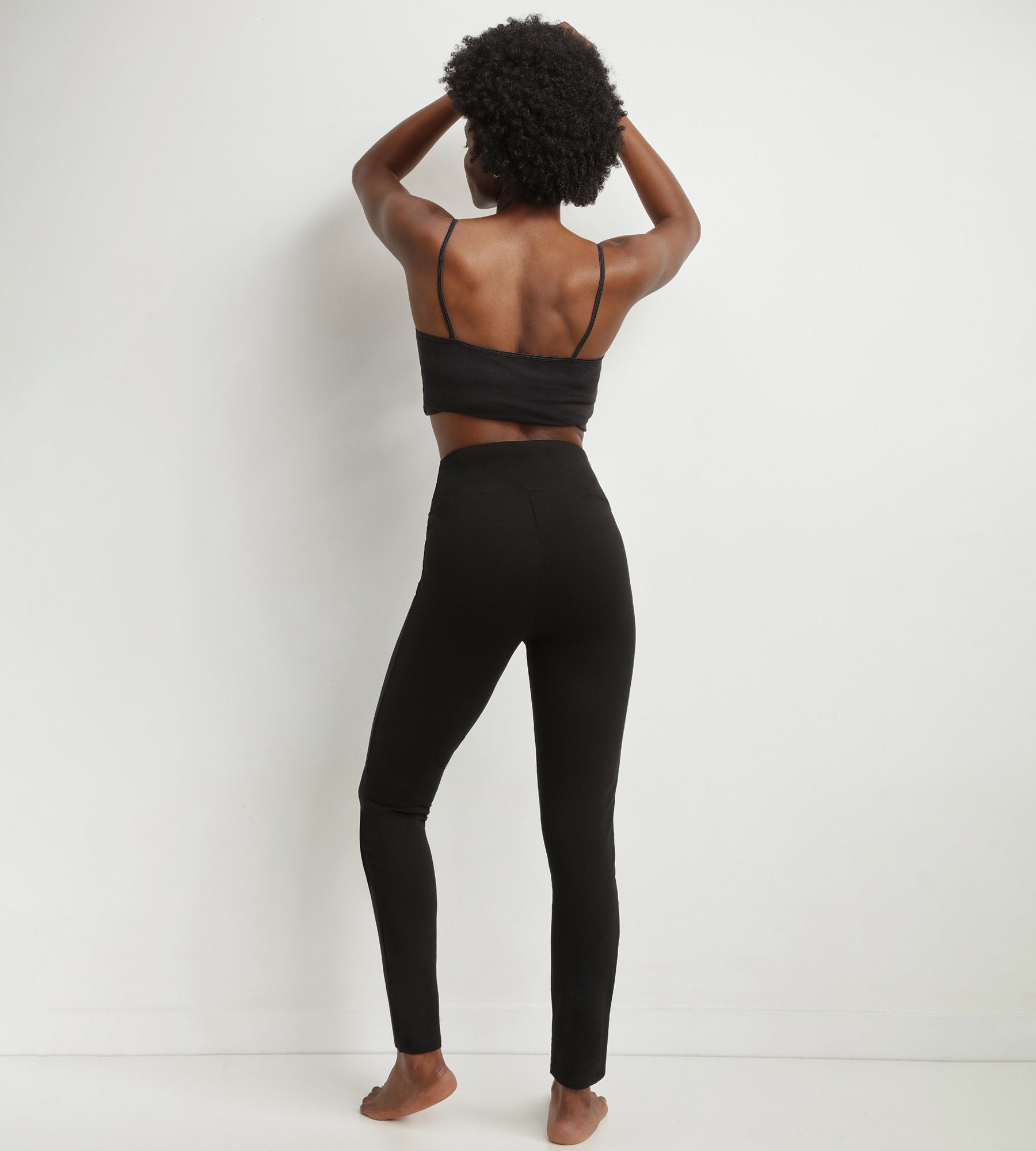 DIM Schwarze Damen-Leggings mit Shaping-Effekt Dim Relax & Go