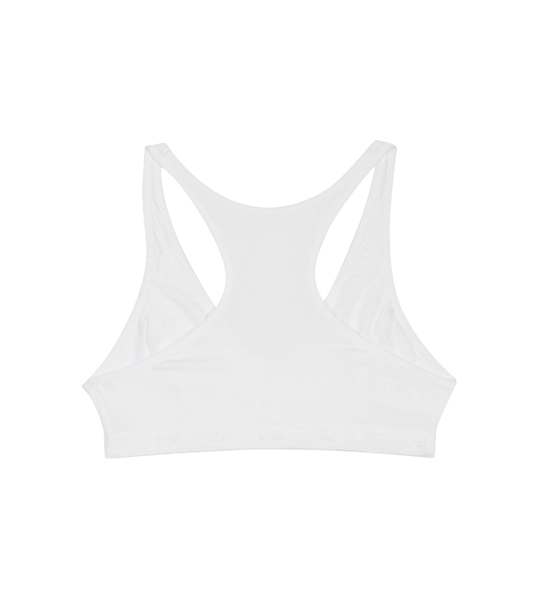 DIM Weißer Mädchen-Sport-BH aus Mikrofaser - DIM Micro