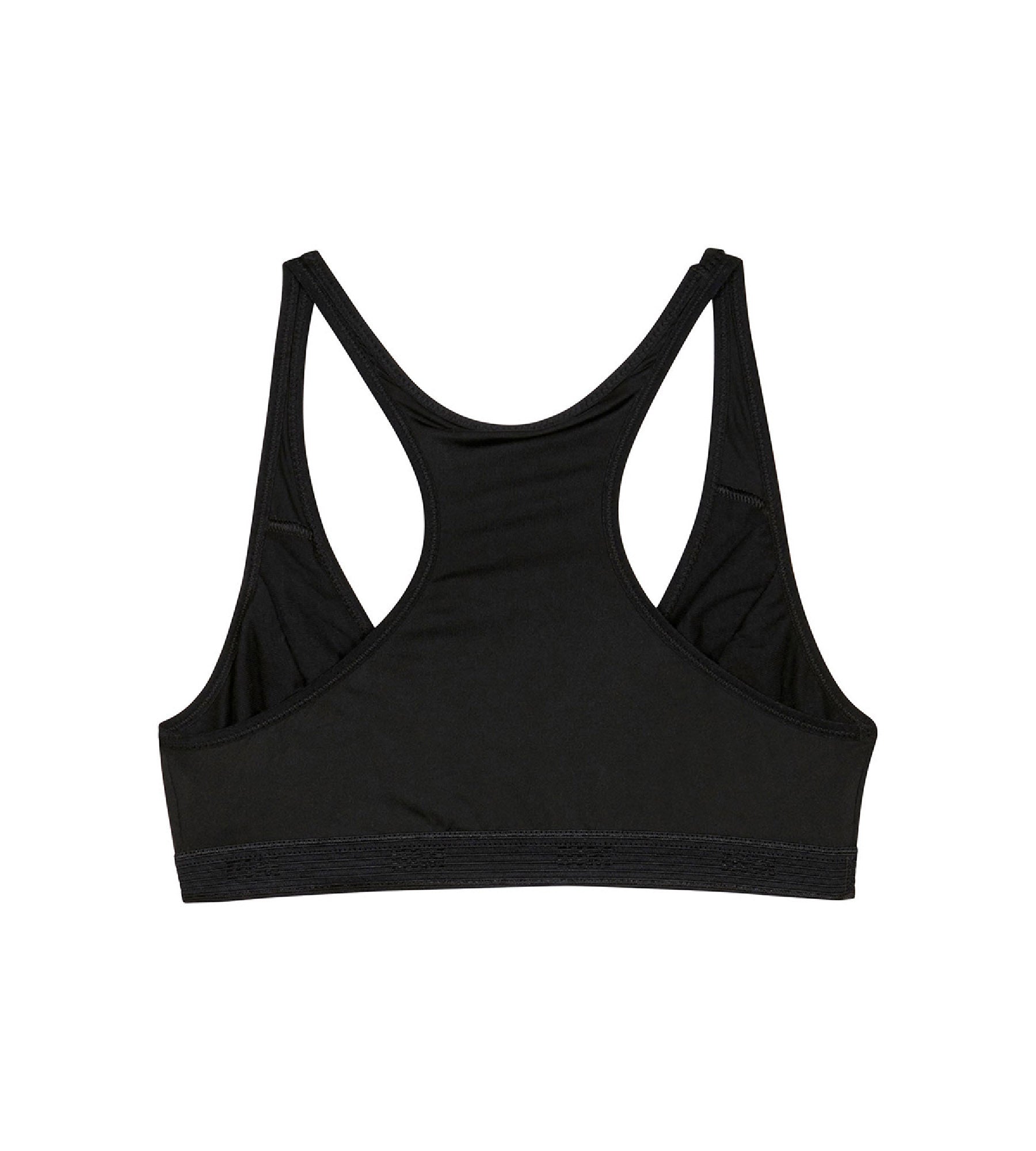 DIM Schwarzer Mädchen-Sport-BH aus Mikrofaser - DIM Micro