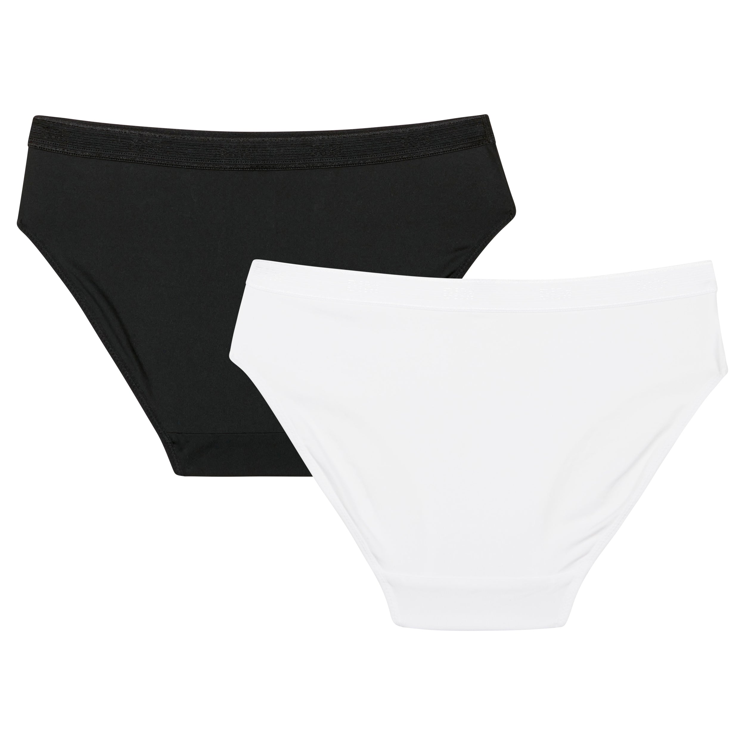DIM 2er-Pack weiße Mädchenslips aus Mikrofaser – DIM Pocket Micro