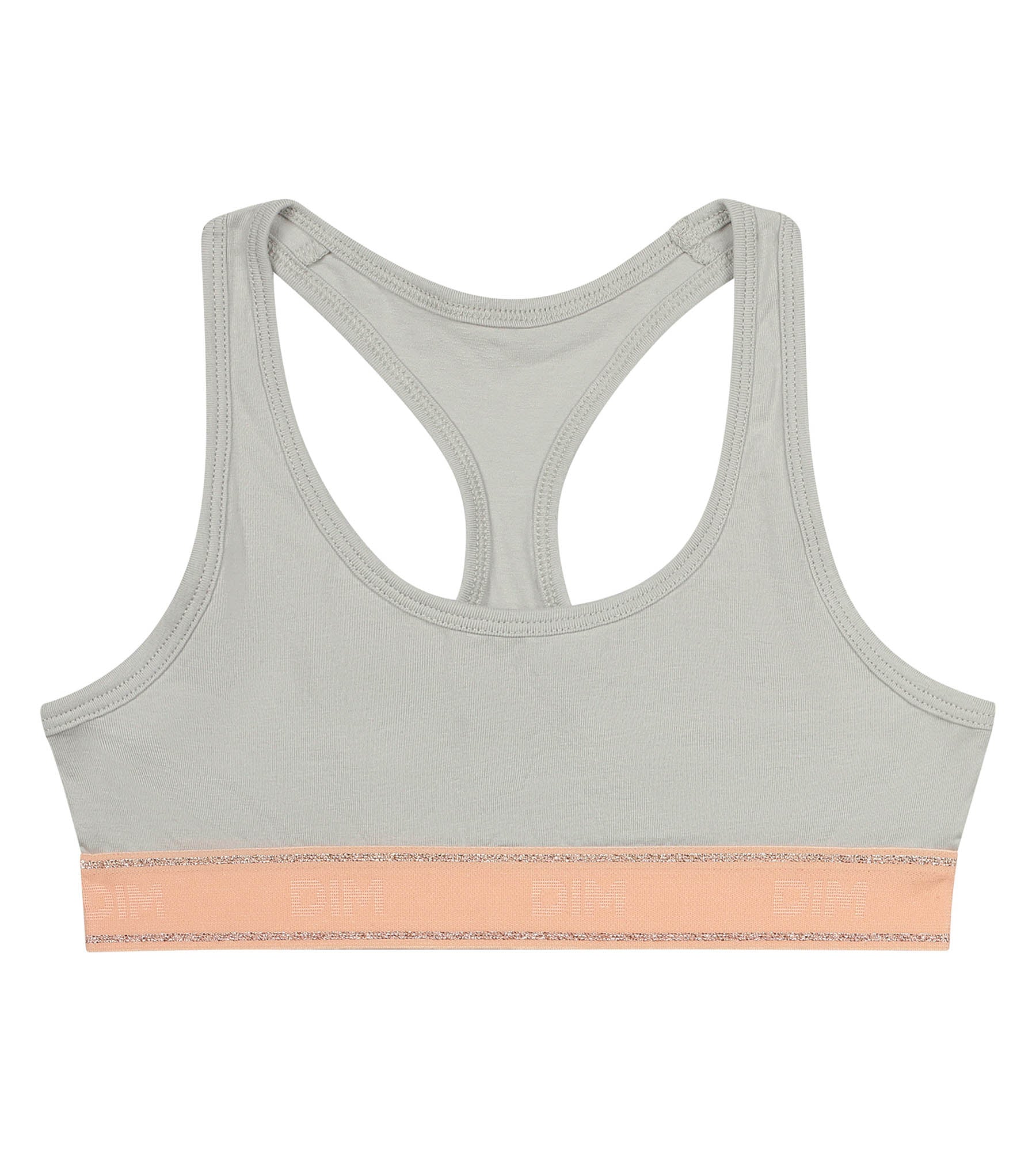 DIM Mädchen-BH Grau und Rosa Dim Sport