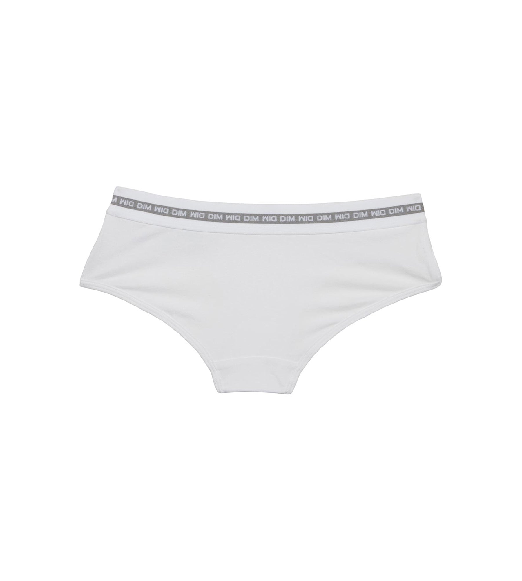 DIM Weiße Mädchen-Shorty aus Stretch-Baumwolle mit Metallic-Print - DIM Sport