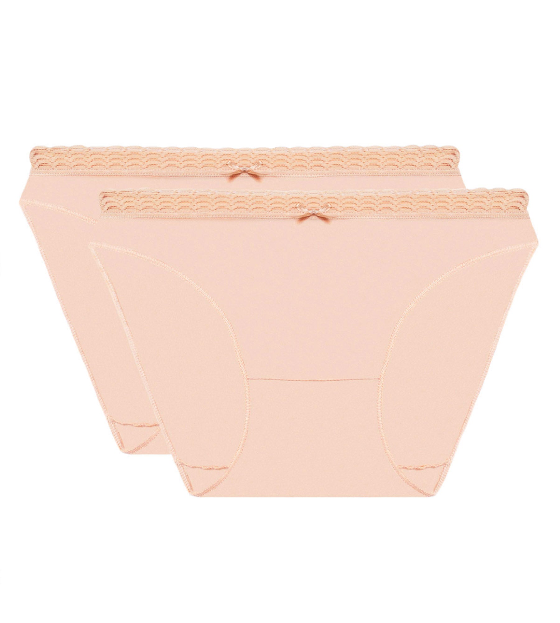 DIM 2er-Pack Baumwoll-Slips rosé - Fashion