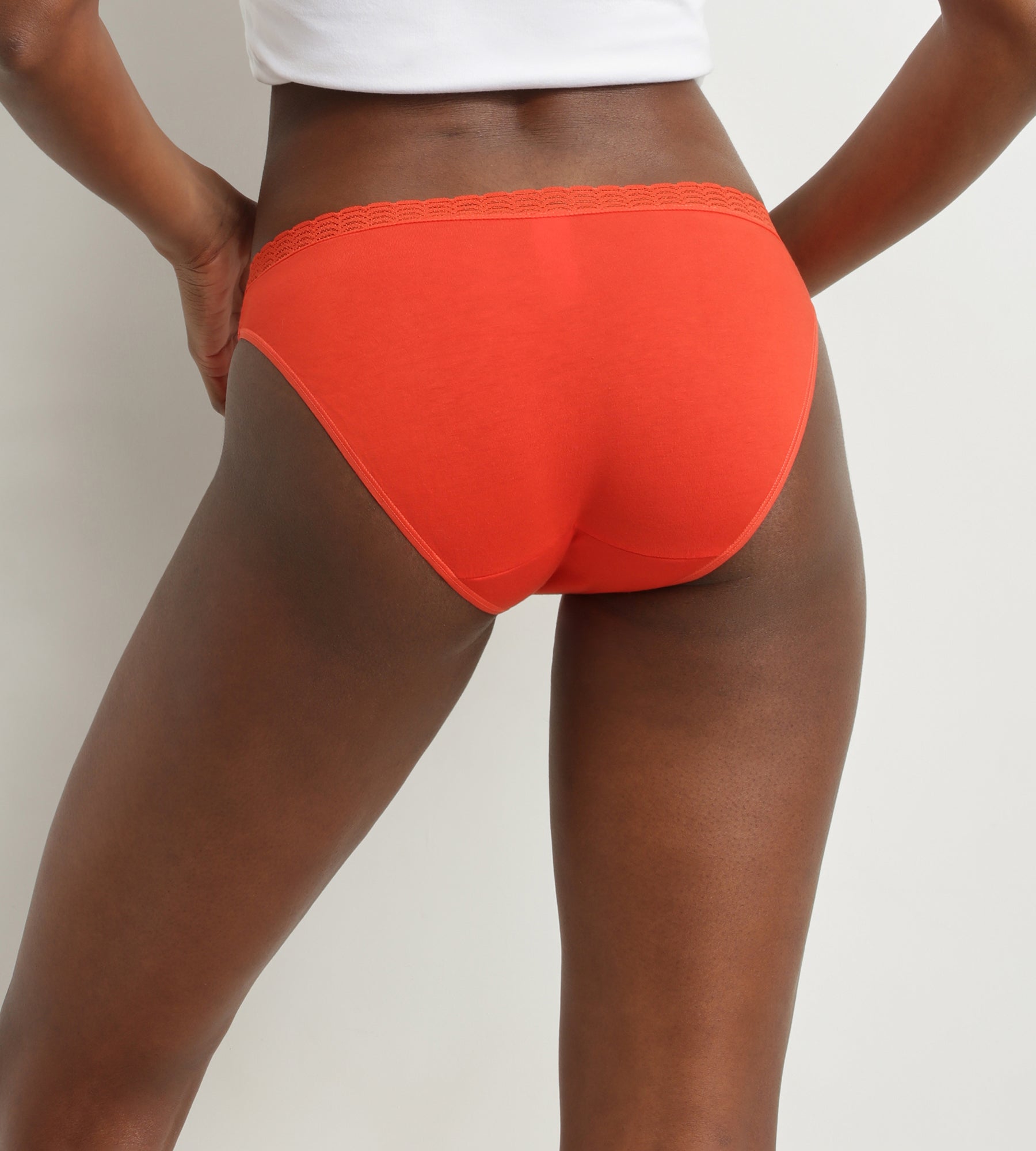 DIM 2er-Pack Slips aus Baumwolle rot/rosé - DIM Fashion