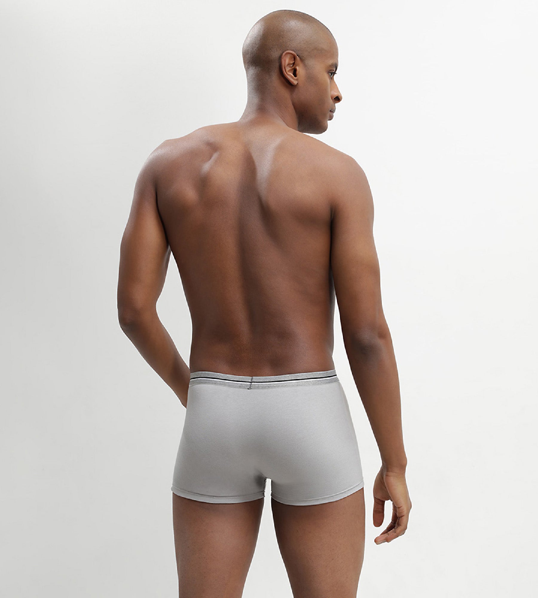 DIM 3er-Pack Boxershorts aus robuster Stretch-Baumwolle blau/grau - Ultra Resist