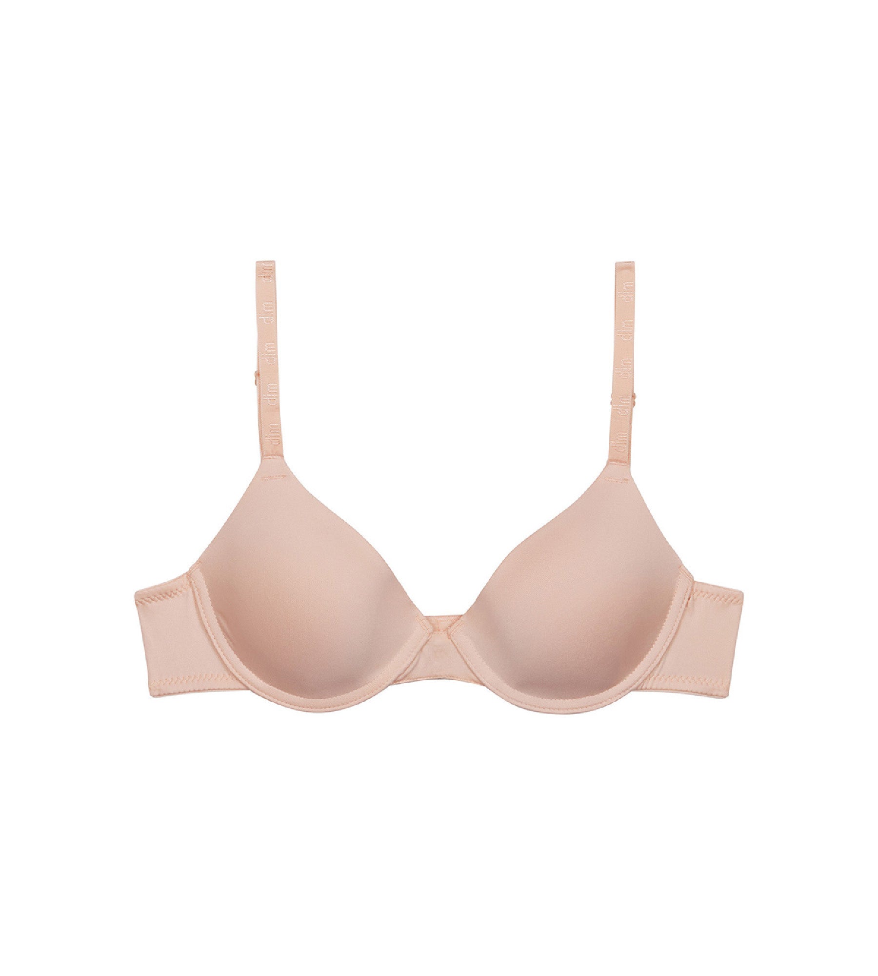 DIM Nudefarbener wattierter Bügel-BH für Mädchen - DIM Invisible