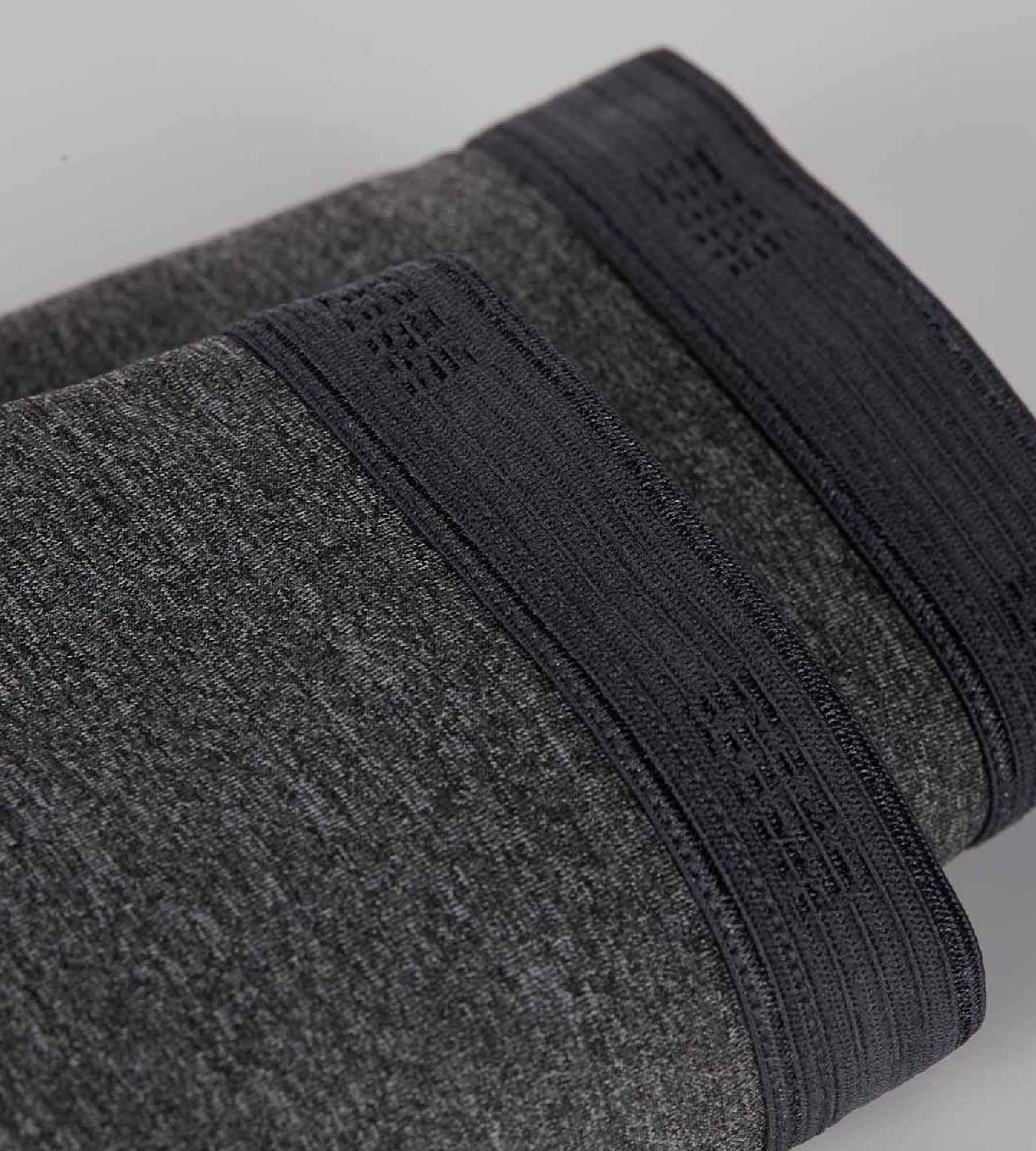 DIM Dunkelgrau melierter Mädchenslip aus Mikrofaser - DIM Micro