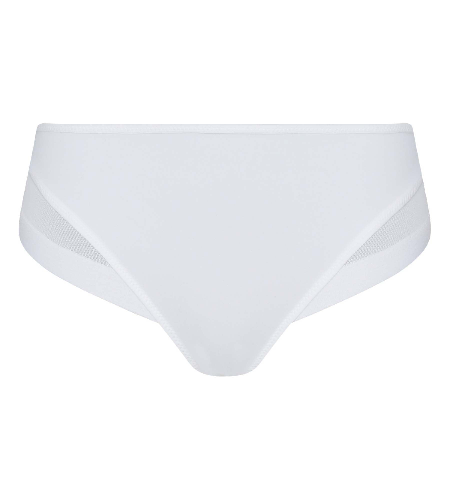 DIM Weißer Slip mit Tülleinsätzen - Generous