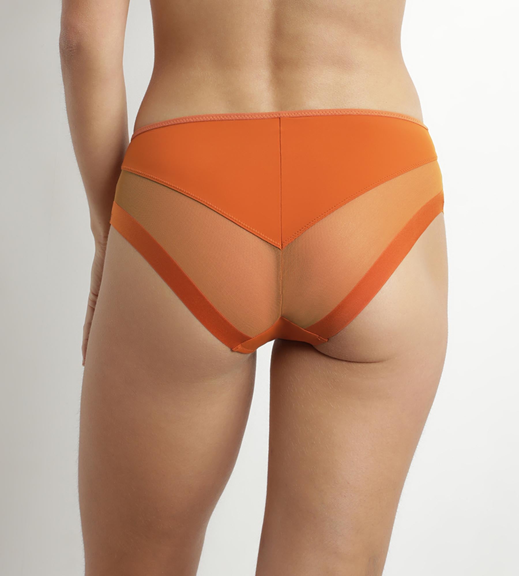 DIM Mandariner Mikrofaser–Slip mit Tülleinsätzen – Generous