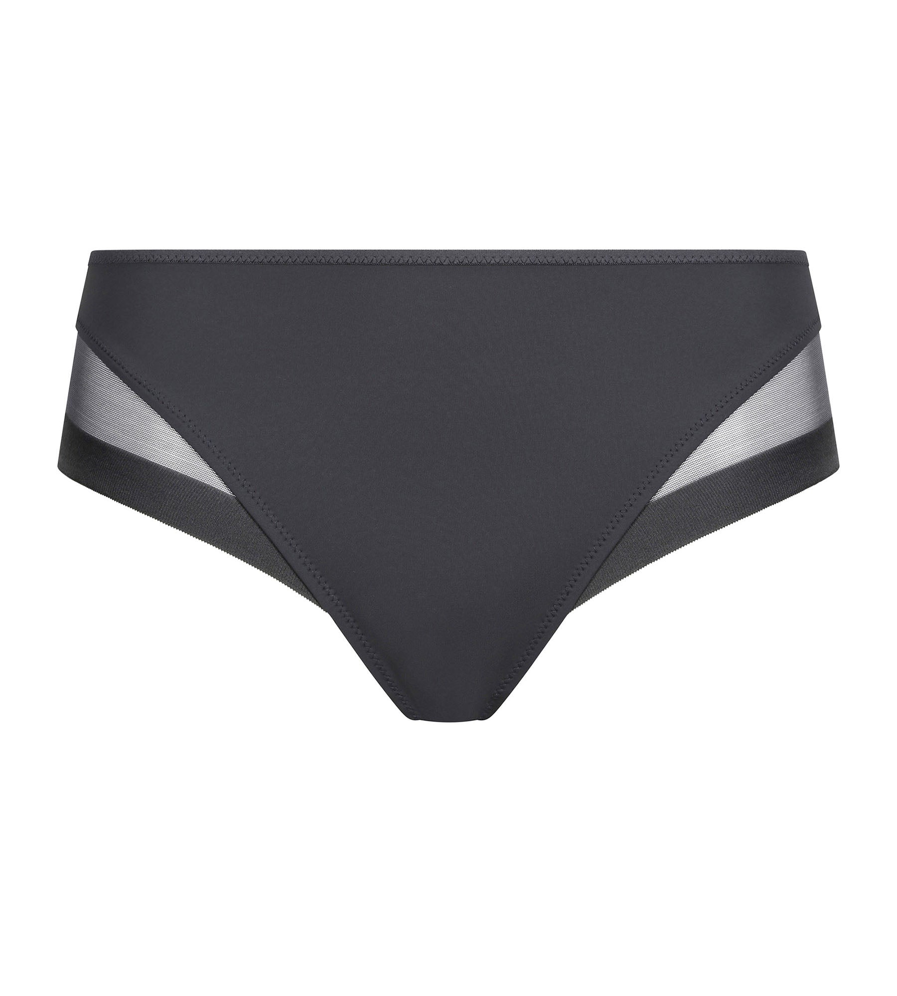 DIM Granitgrauer Mikrofaser–Slip mit Tülleinsätzen – Generous