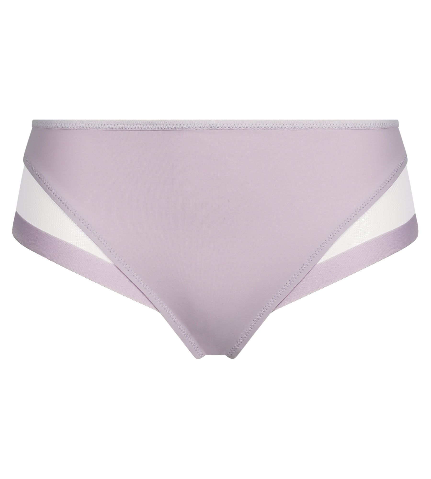 DIM Zartvioletter Mikrofaser-Slip mit Tülleinsätzen – Generous