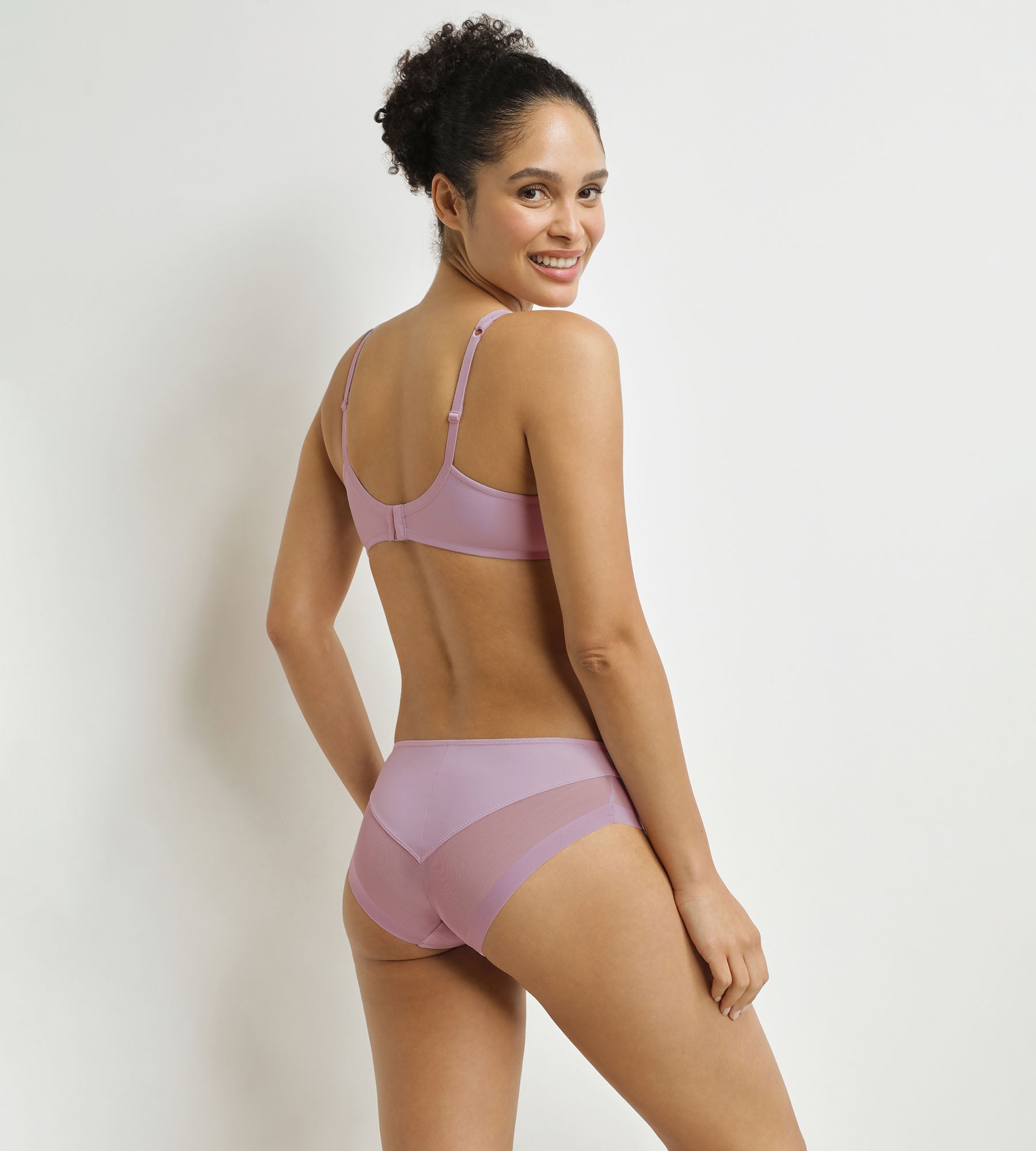 DIM Slip, Damen, halbtransparent Violett Passiert Dim Generous