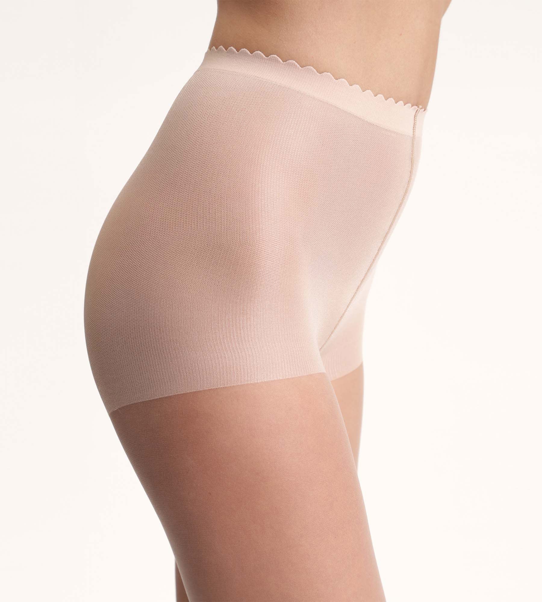 DIM Beige transparente Strumpfhose mit Nude-Effekt 17D - Body Touch