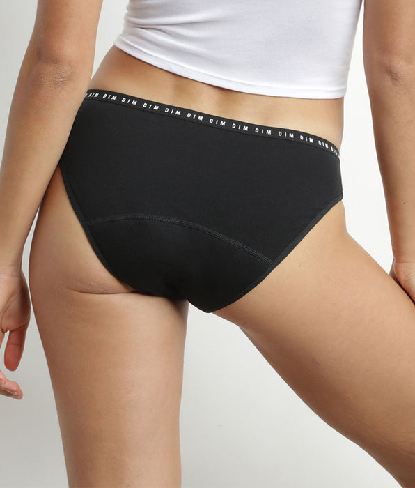 DIM Schwarzer, waschbarer Periodenslip - DIM Protect mittelstarke Blutung