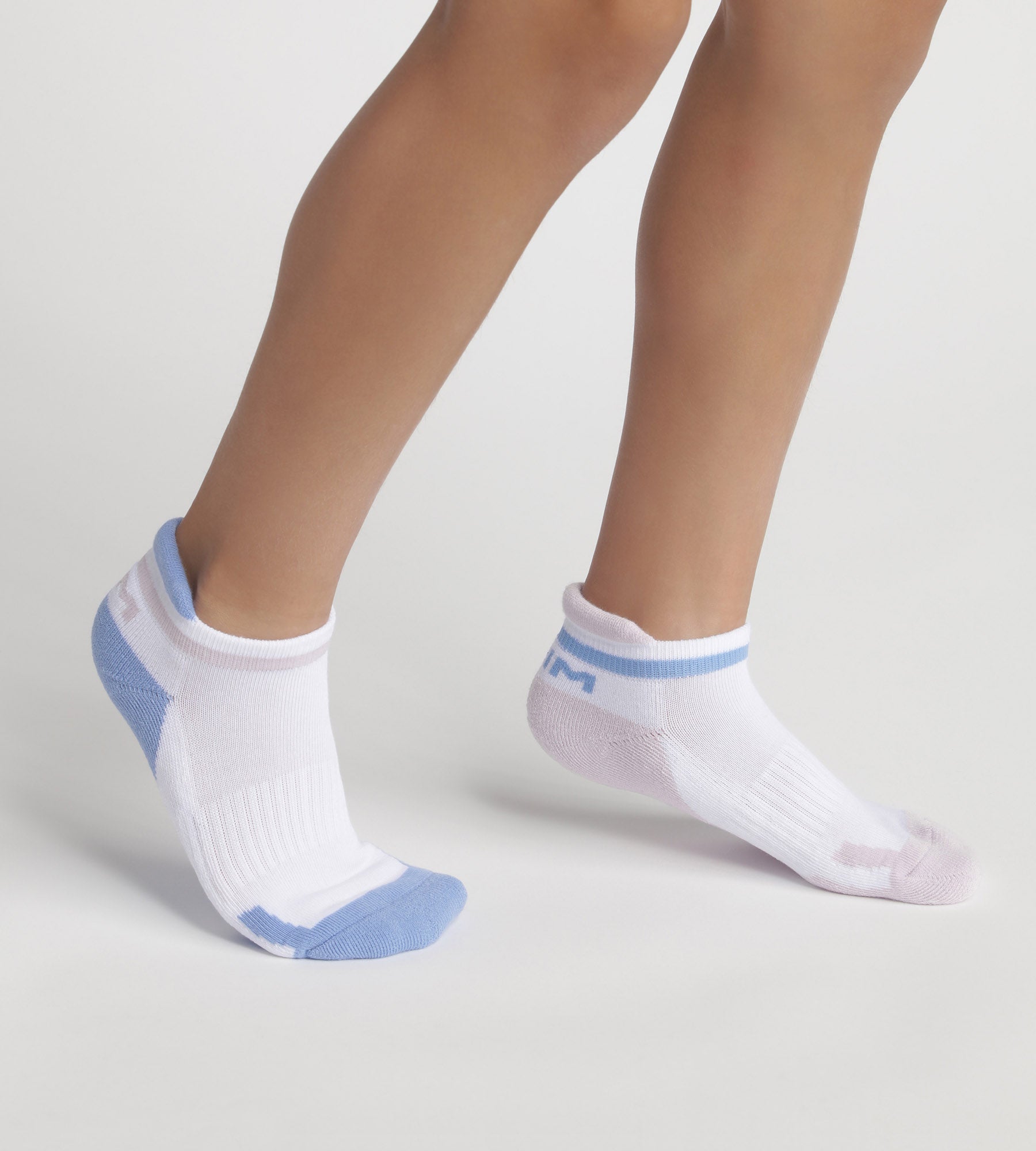 DIM 2er-Pack Unisex-Socken im Retro-Style lila/blau - DIM Sport