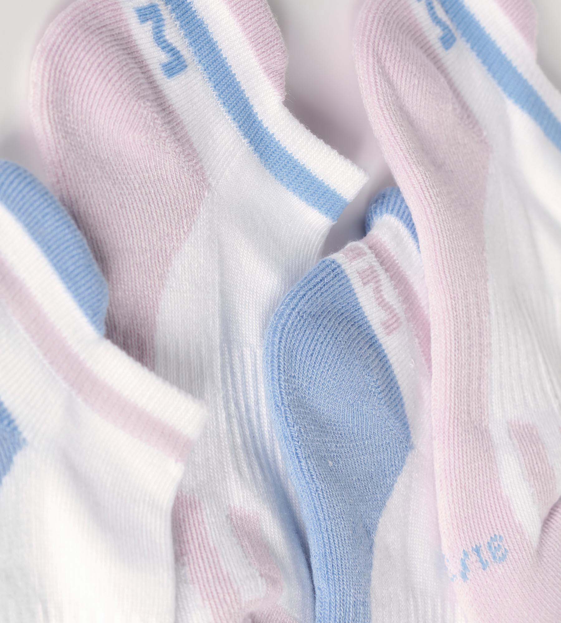 DIM 2er-Pack Unisex-Socken im Retro-Style lila/blau - DIM Sport