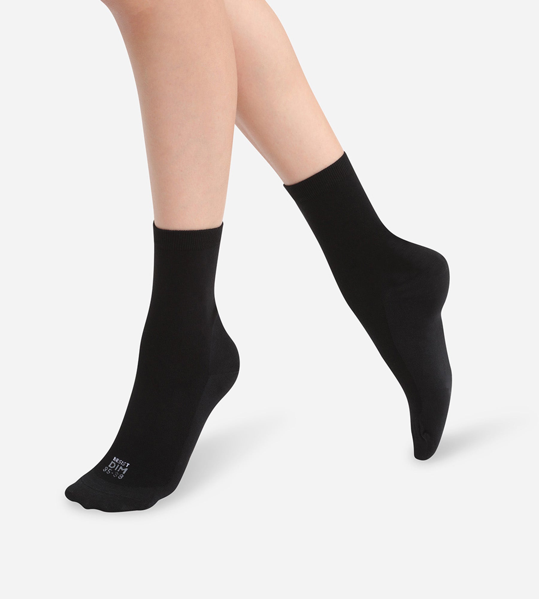 DIM 2er-Pack extra-haltbare Damensocken in Schwarz - Ultra Resist