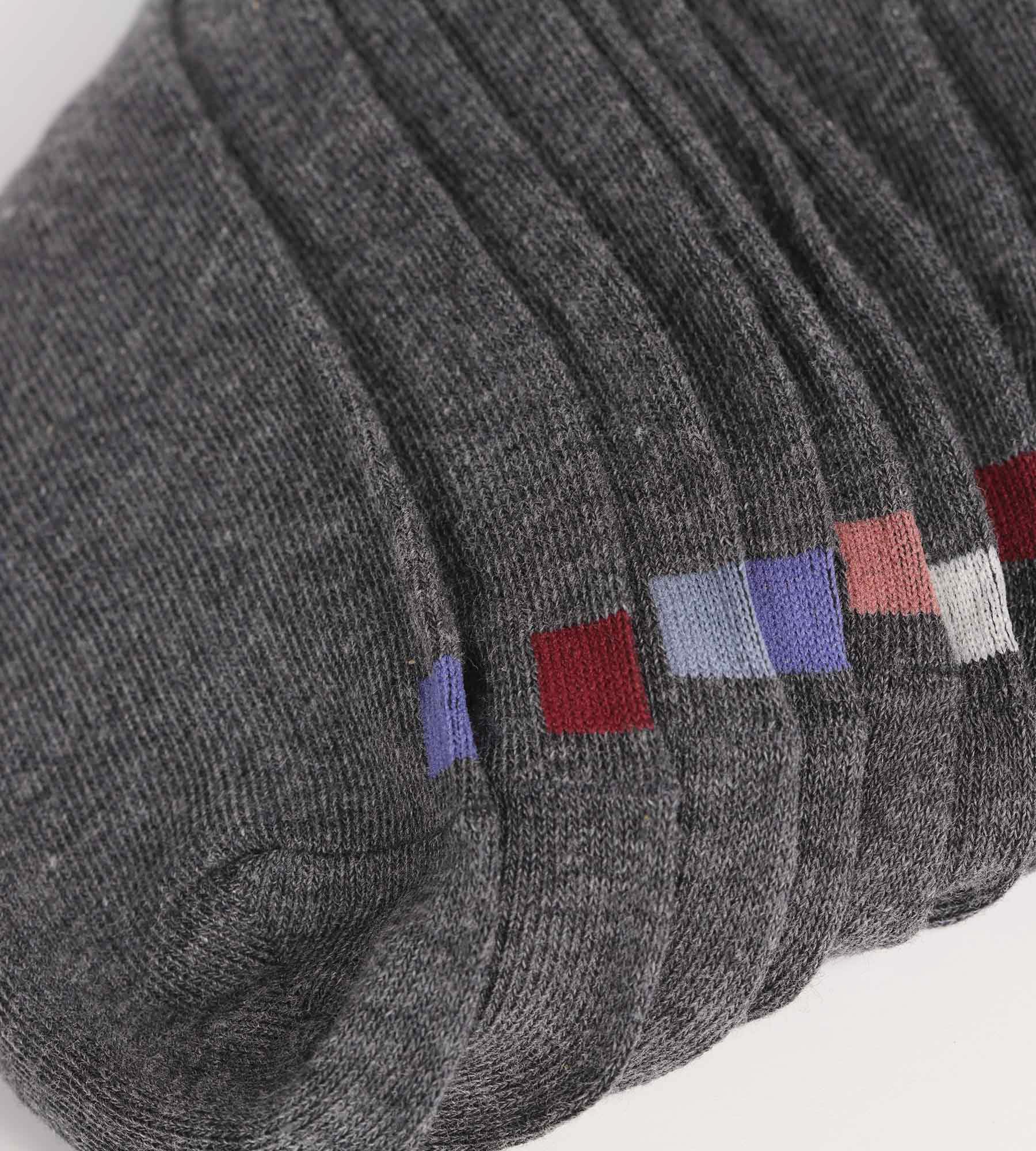 DIM 5er-Pack Socken aus grauer Baumwolle – EcoDIM