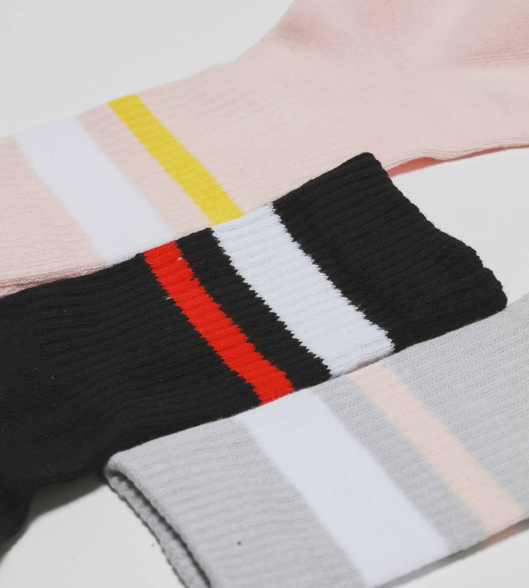 DIM 3er-Pack Damensocken aus Baumwolle schwarz/rosé/hellgrau - EcoDIM Sport