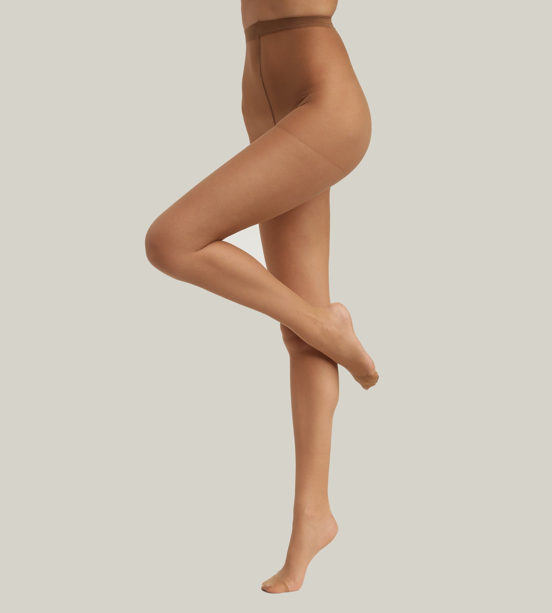 DIM 3er-Pack Strumpfhosen aus transparentem Voile Beige - Dim Trio Rouge