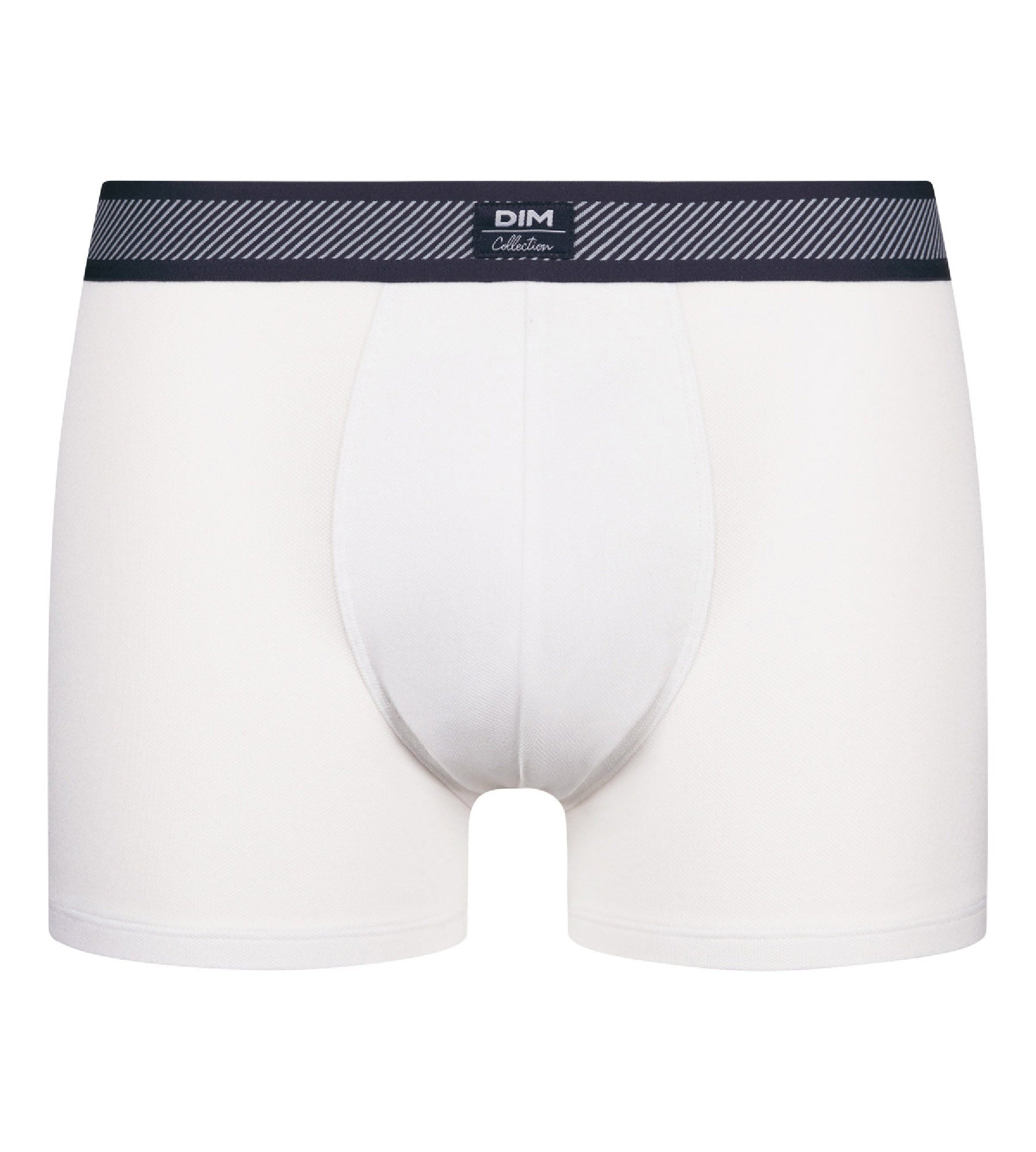 DIM Weiße Piqué Boxershorts aus Modal-Baumwolle - DIM Smart
