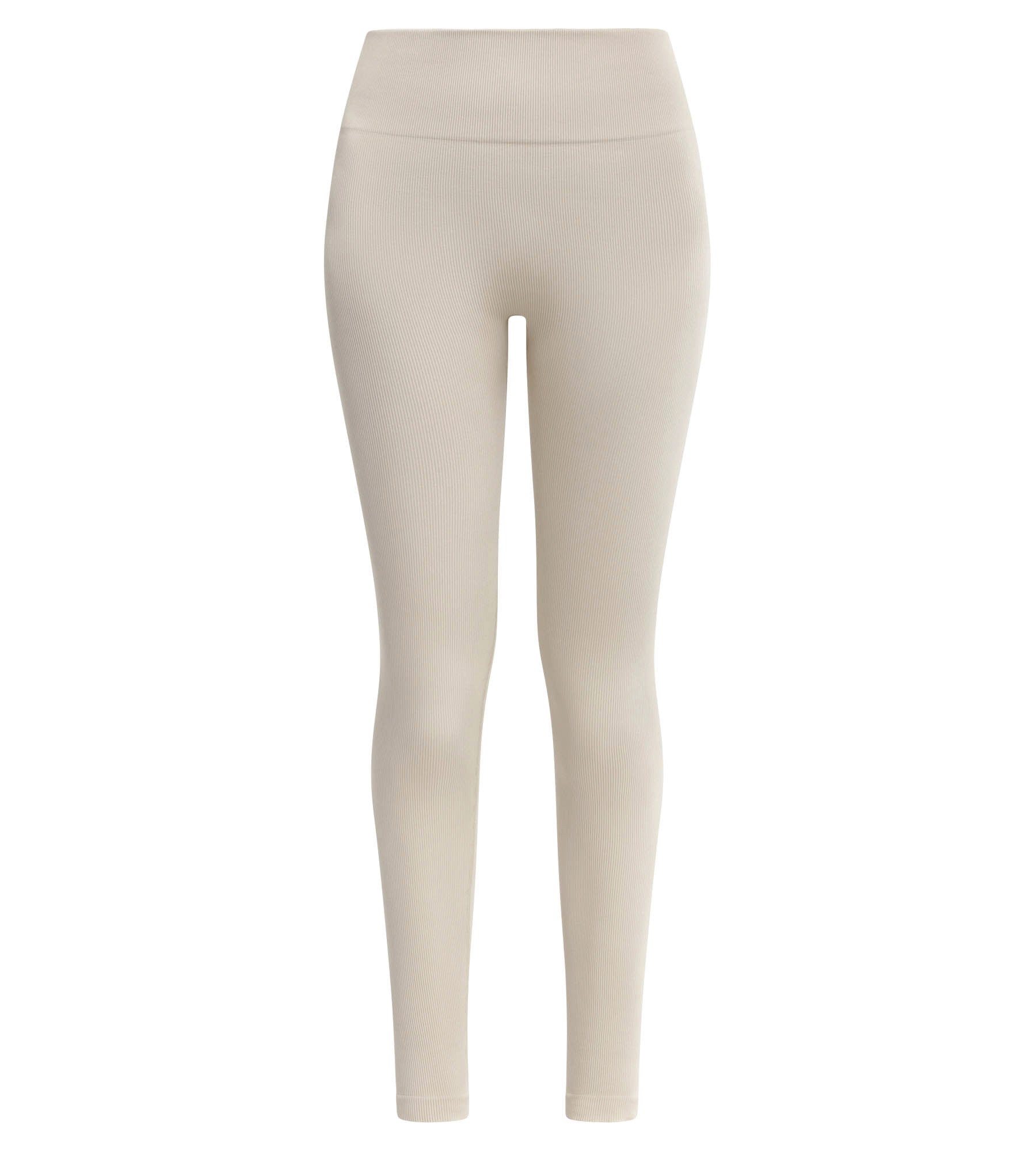 DIM Beigefarbene Damen-Leggings aus Rippstrick von Dim Comfywear