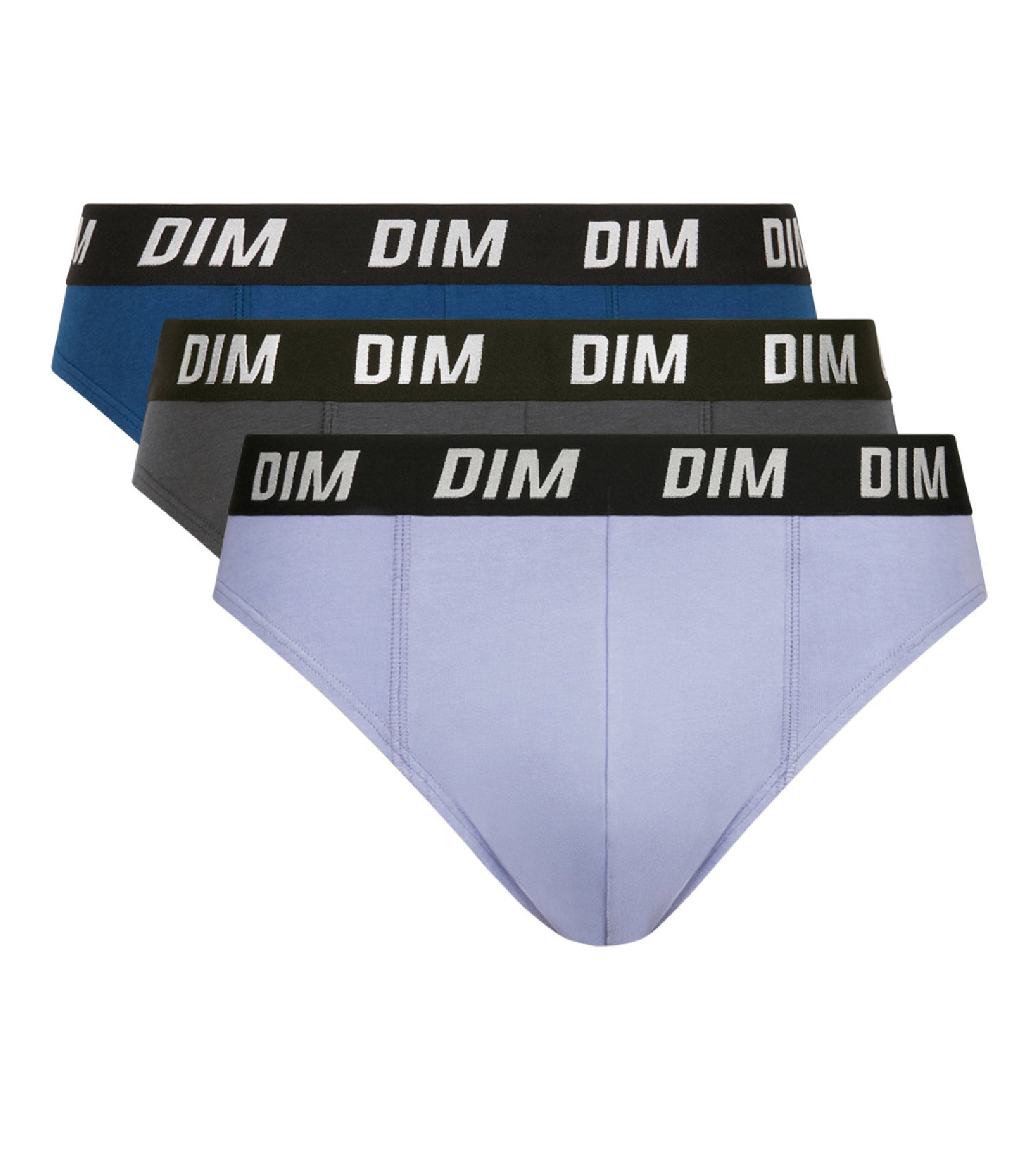 DIM 3er-Pack blau/graue Slips mit aktiver Wärmeregulierung - Regul'Activ