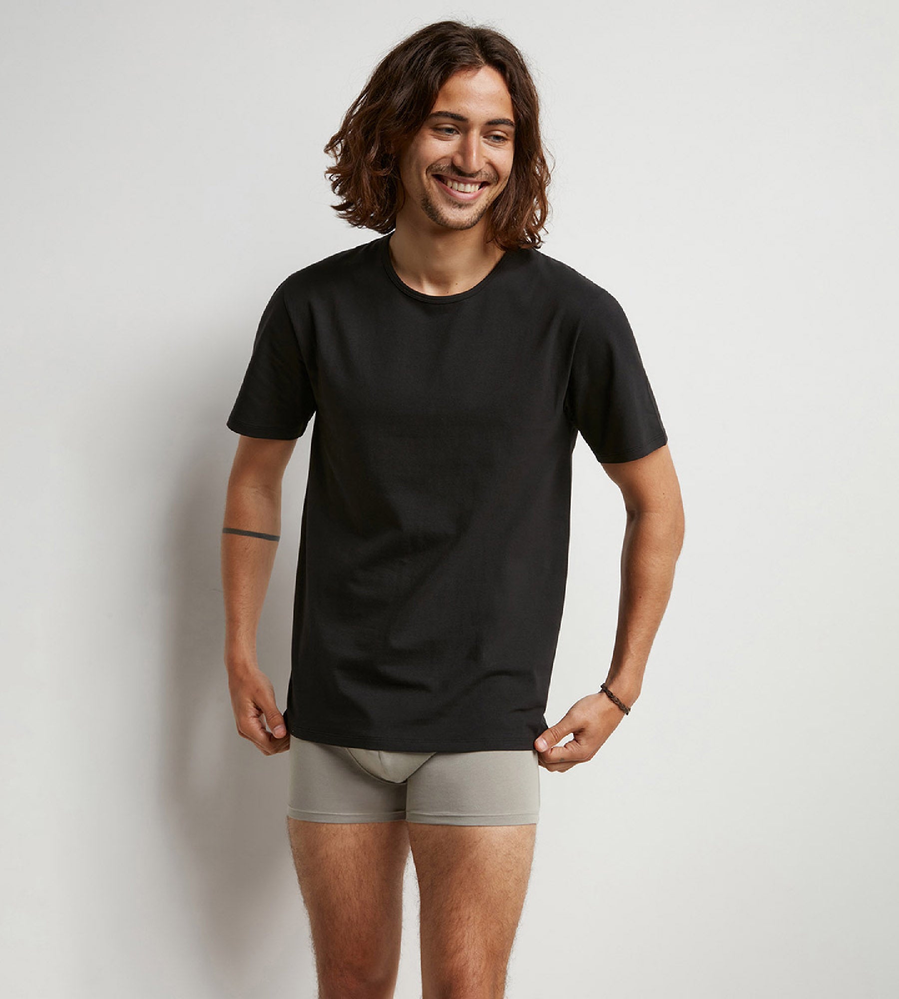 DIM 2er-Pack schwarze T-Shirts mit Rundhals und Wärmeregulierung - Regul'Activ