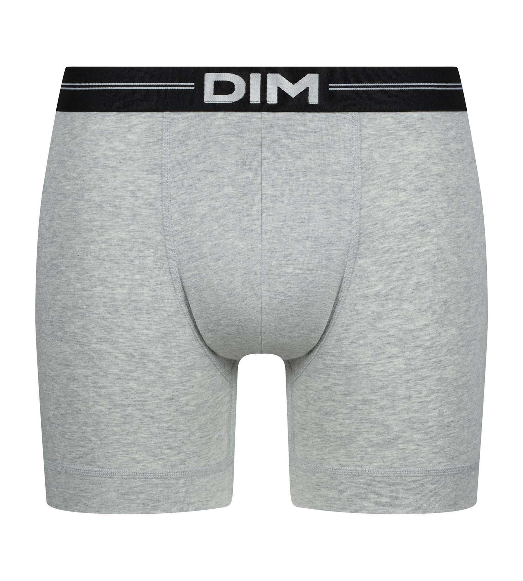 DIM Lange Boxershorts für Männer Grau meliert Dim Icons