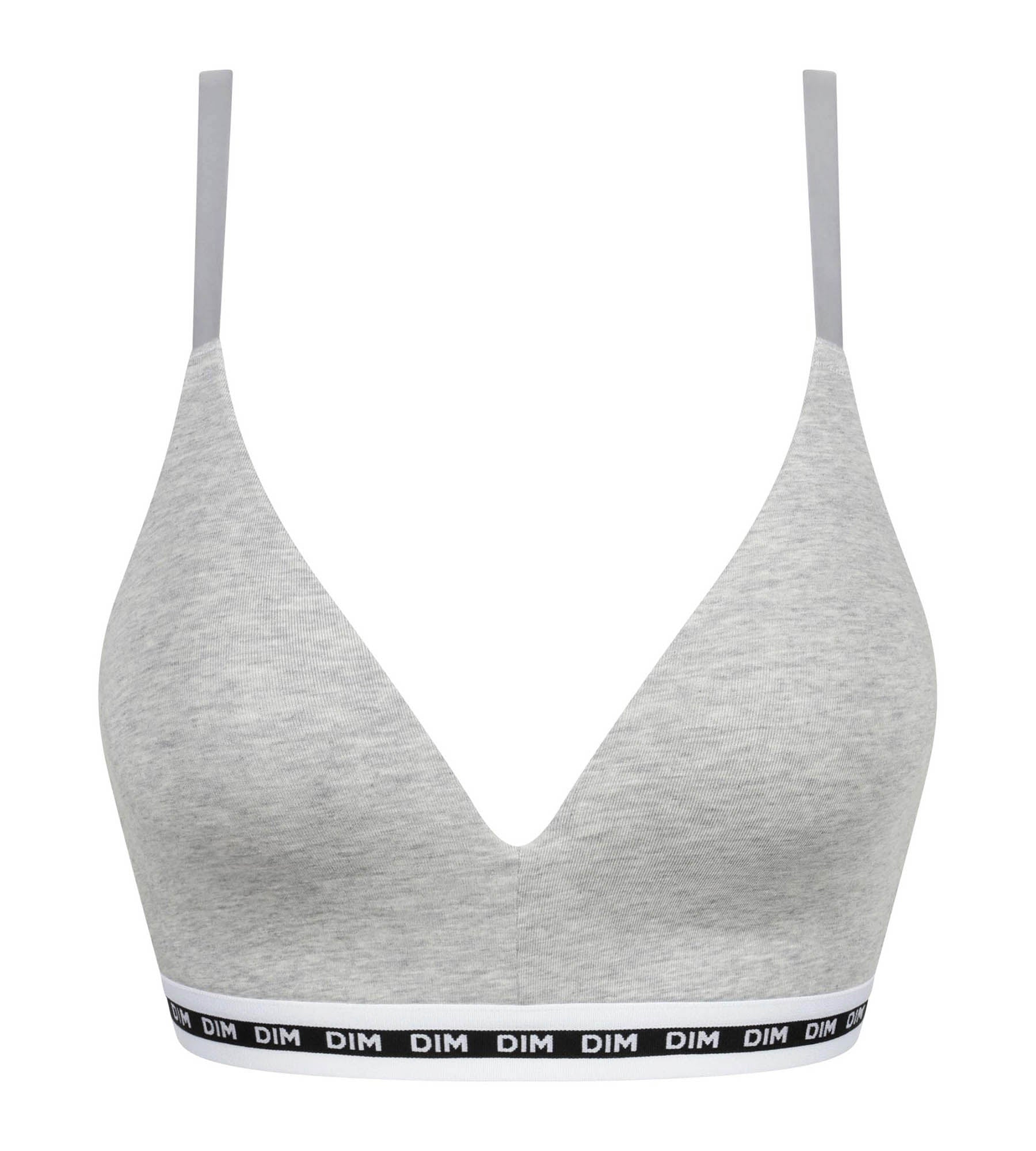 DIM Dim Icons Padded Triangel-BH Grau meliert