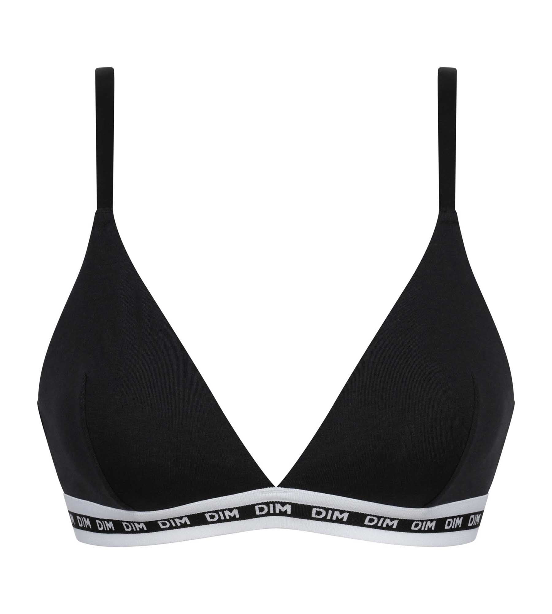 DIM Triangel-BH, Damen, ohne Bügel Schwarz Dim Icons