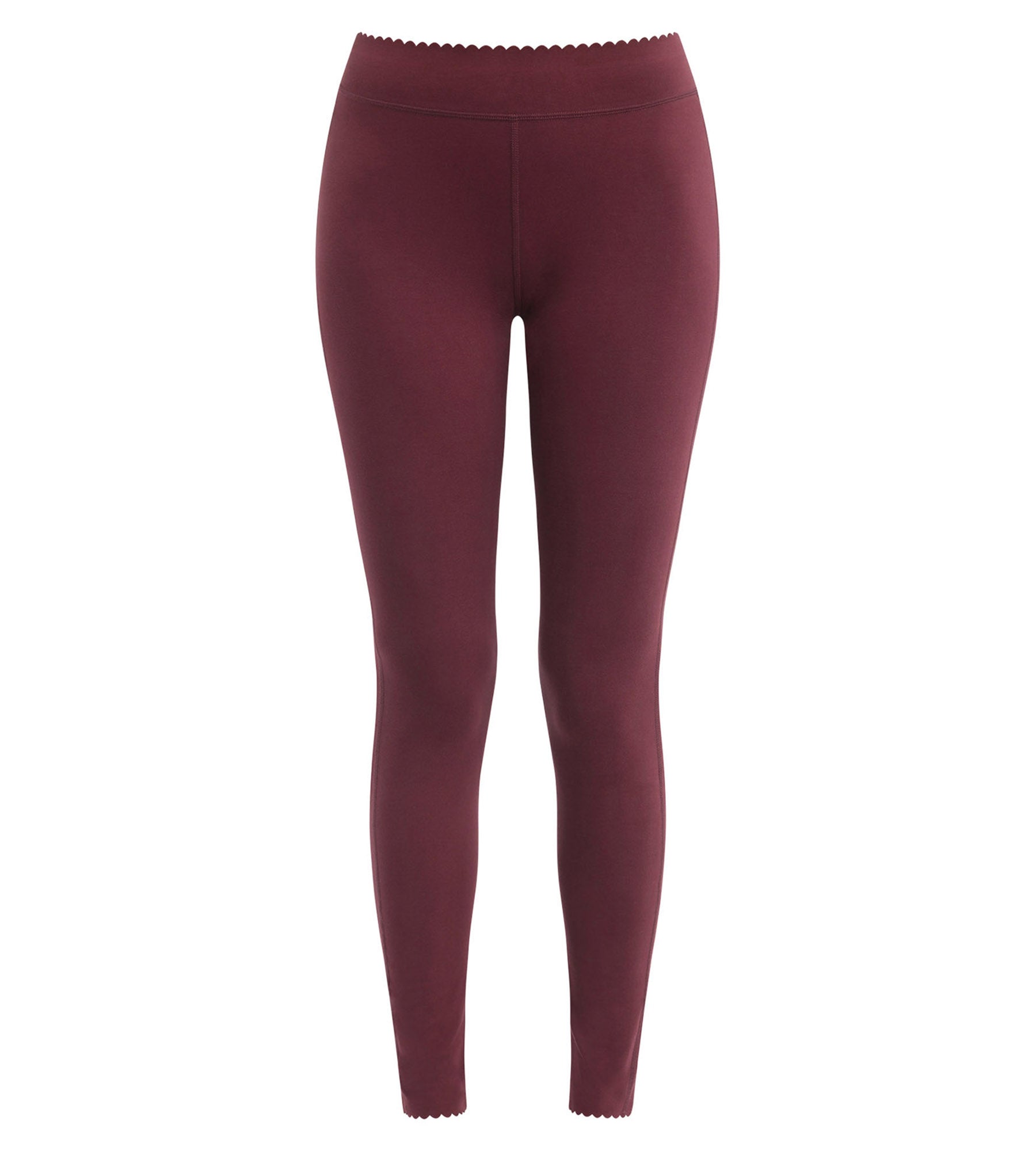 DIM Rubinrote blickdichte Damen-Leggings aus Stretch-Baumwolle - Body Touch Easy