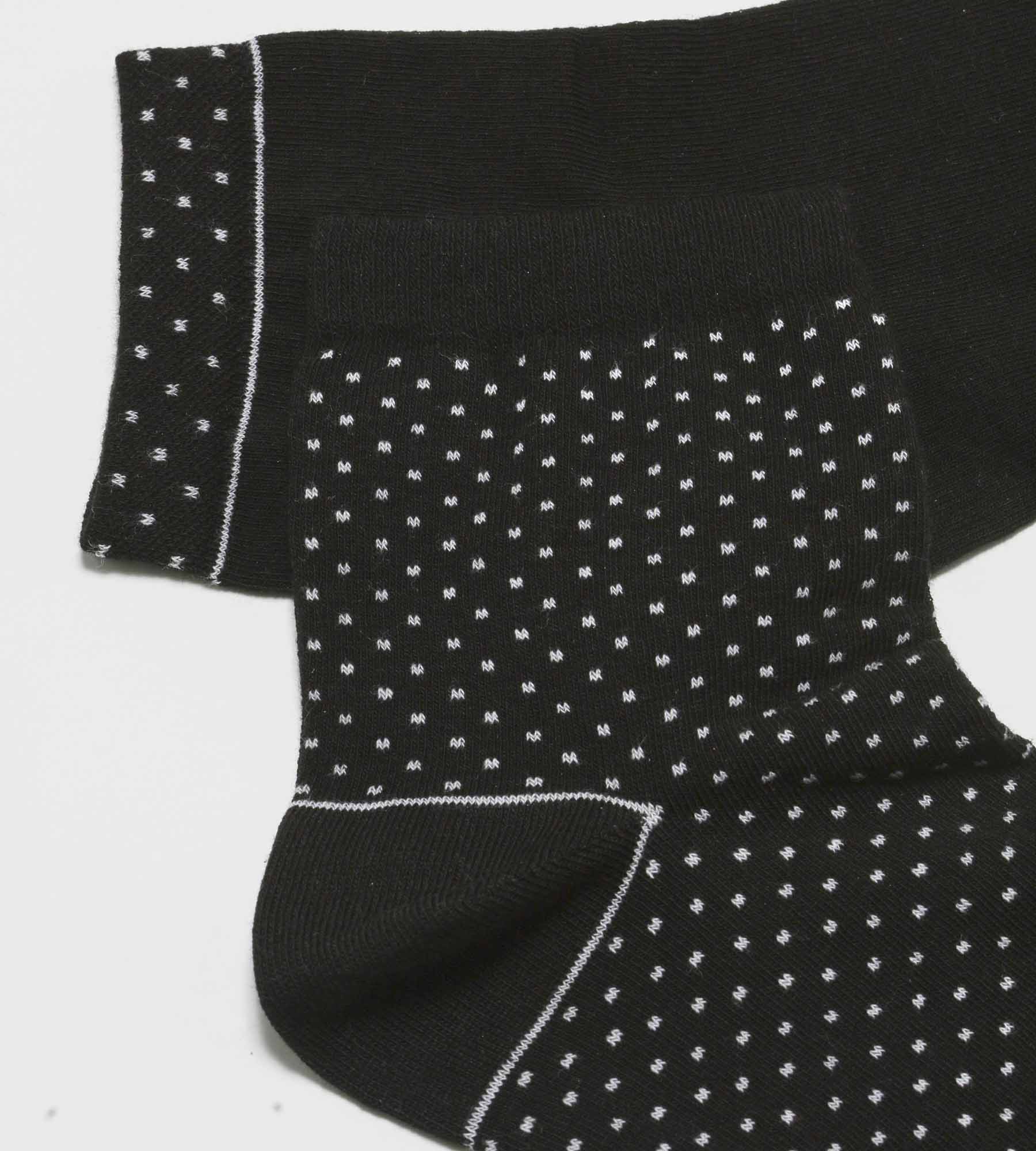 DIM 2er-Pack schwarze gepunktete Damensocken aus Bio-Baumwolle - DIM Good