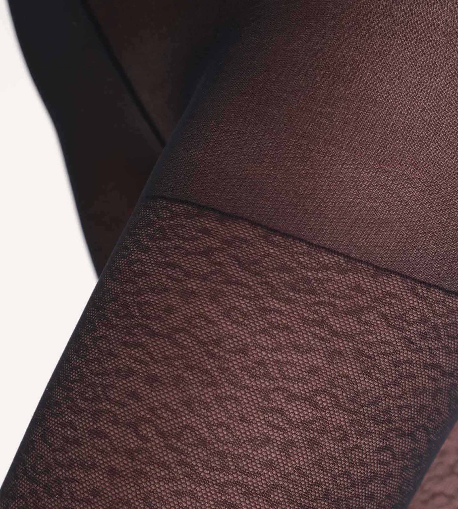 DIM Schwarze Strumpfhose mit Leopardenmuster Dim Style