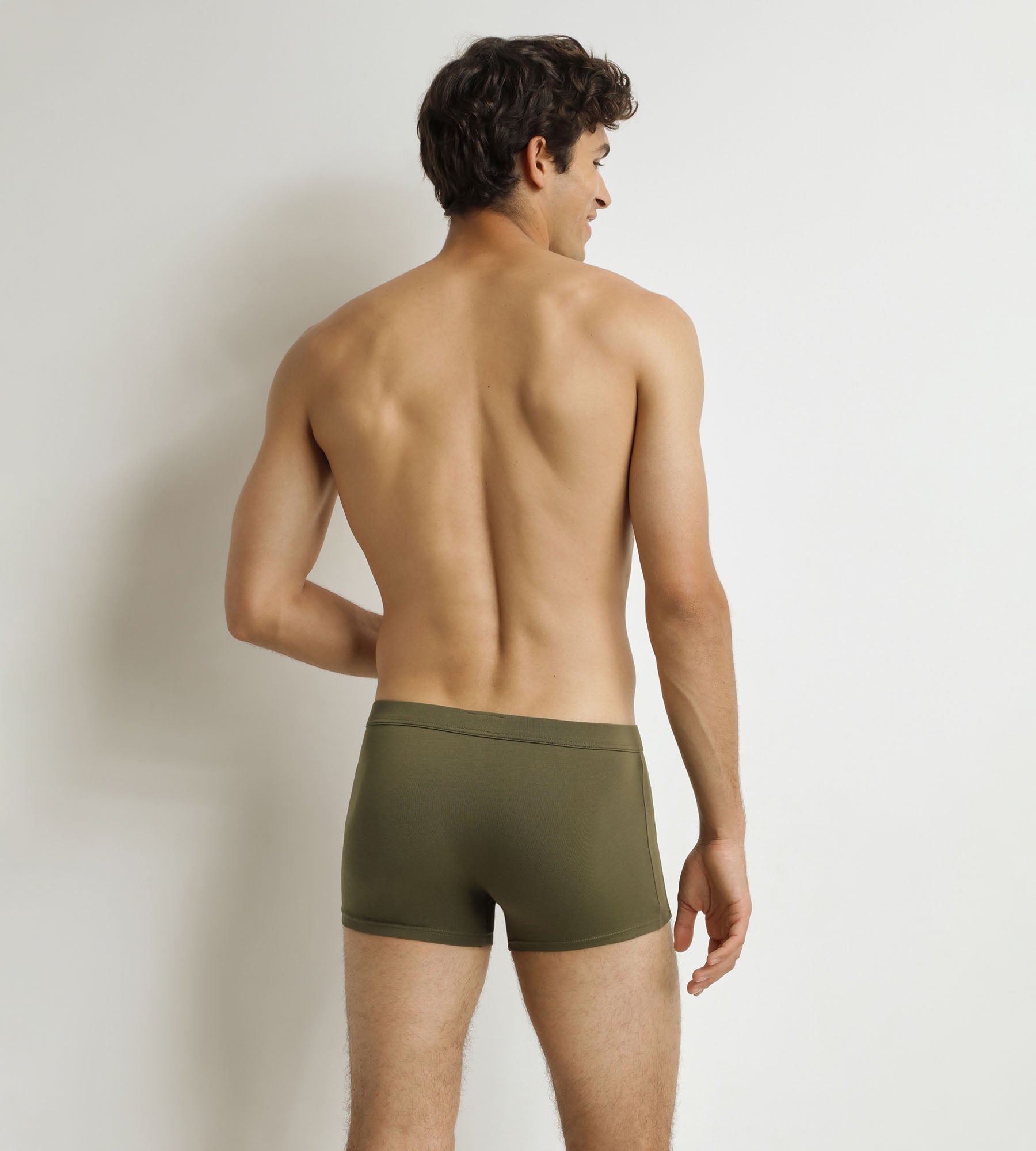 DIM Herren-Boxershorts Grün Camouflage Classic Cotton