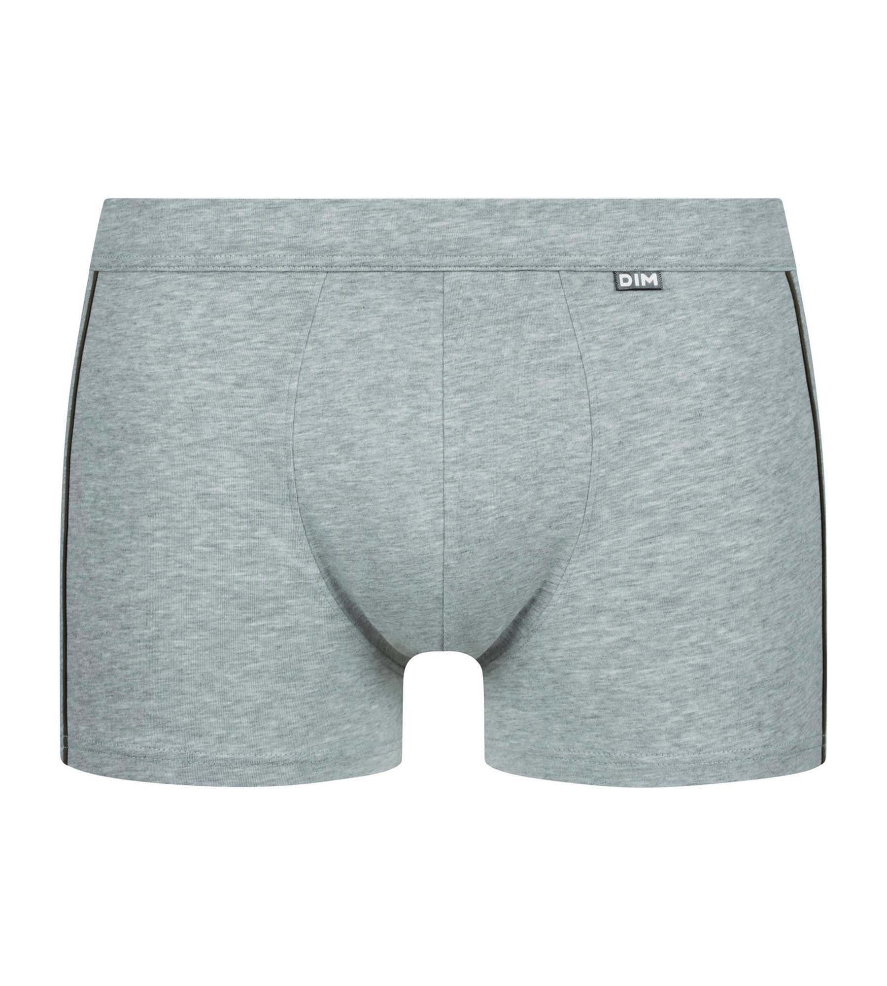 DIM Herren-Boxershorts aschgrau Classic Cotton