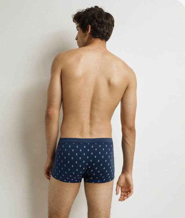 DIM Herren-Boxershorts Schwarz Tropfenmuster Classic Cotton